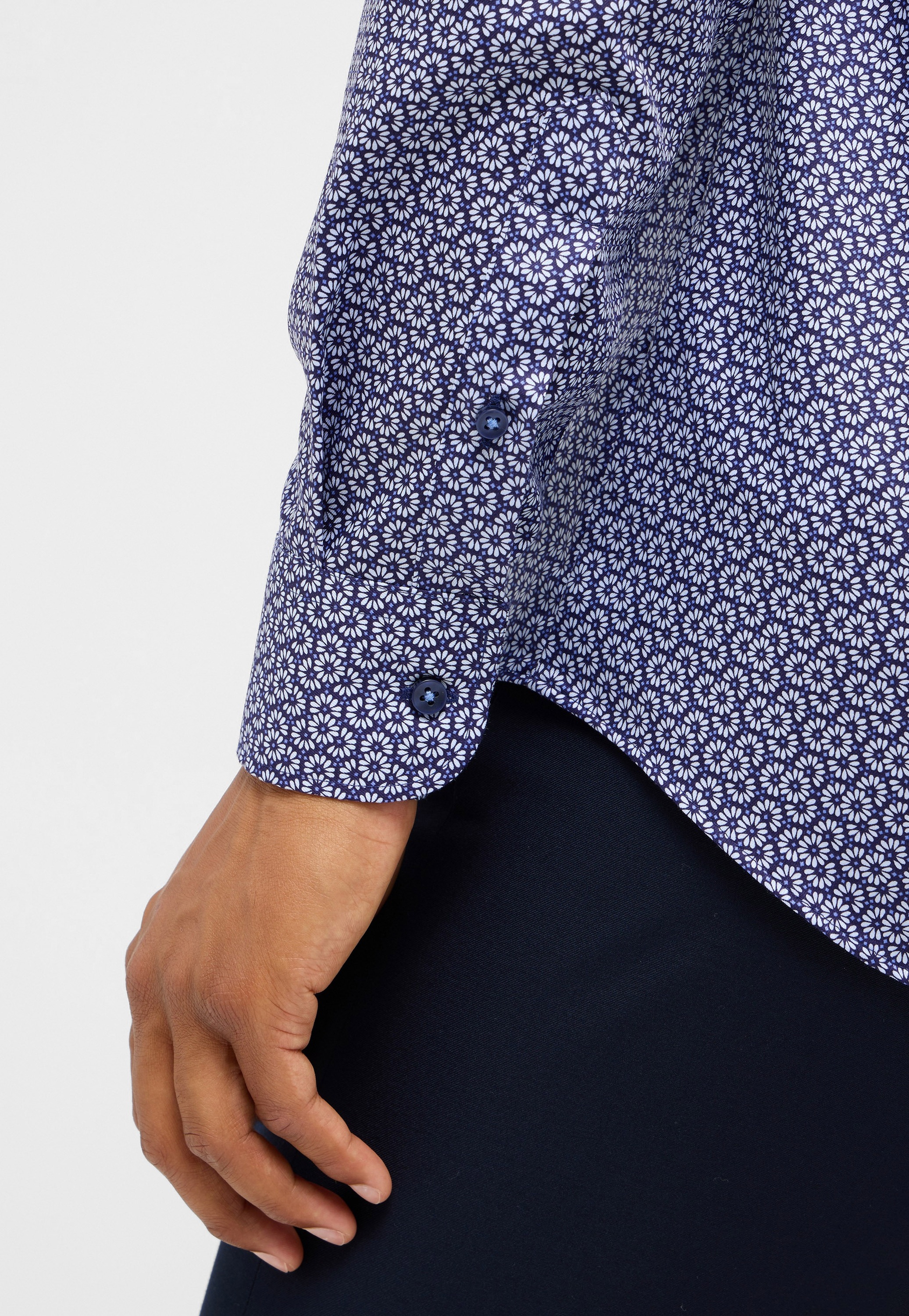 Eterna Langarmhemd »SLIM FIT«, NON IRON (bügelfrei)