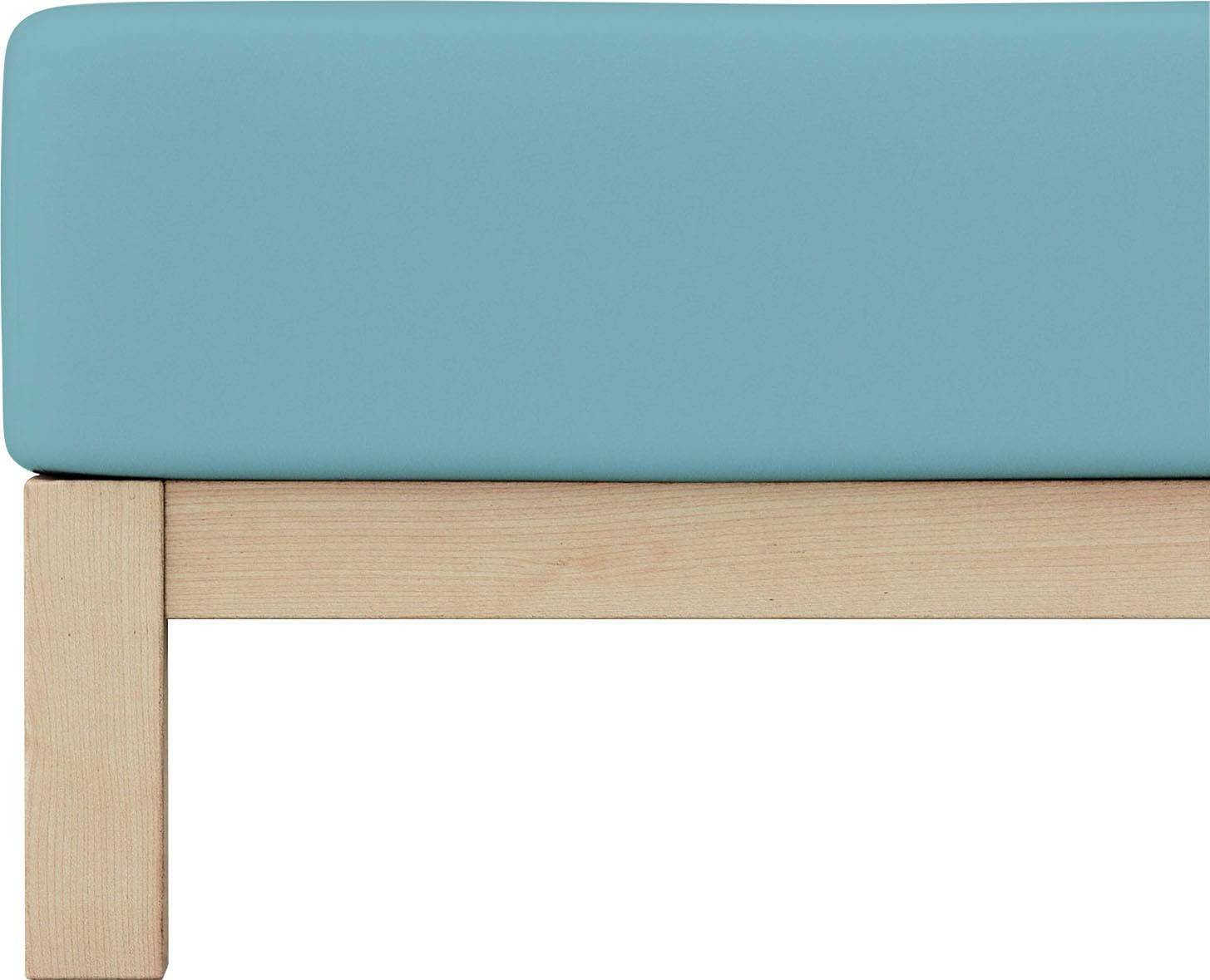 Schlafgut Spannbettlaken »PURE Bio-Baumwolle mit Elasthan, dehnbar blickdicht, straff, Bettlaken«, PREMIUM Laken für Matratzen bis 30cm Höhe, in 90x200, 140x200, 180x200