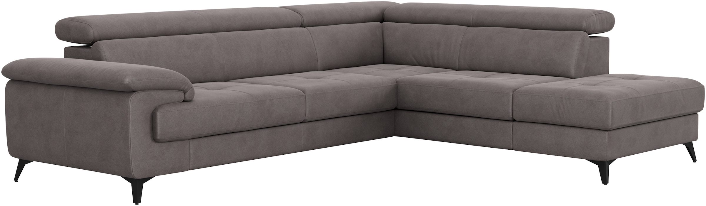 COTTA Ecksofa »Astra L-Form, B: 286 cm« mit Kopfteilverstellung, optional Bettfunktion & Bettkasten