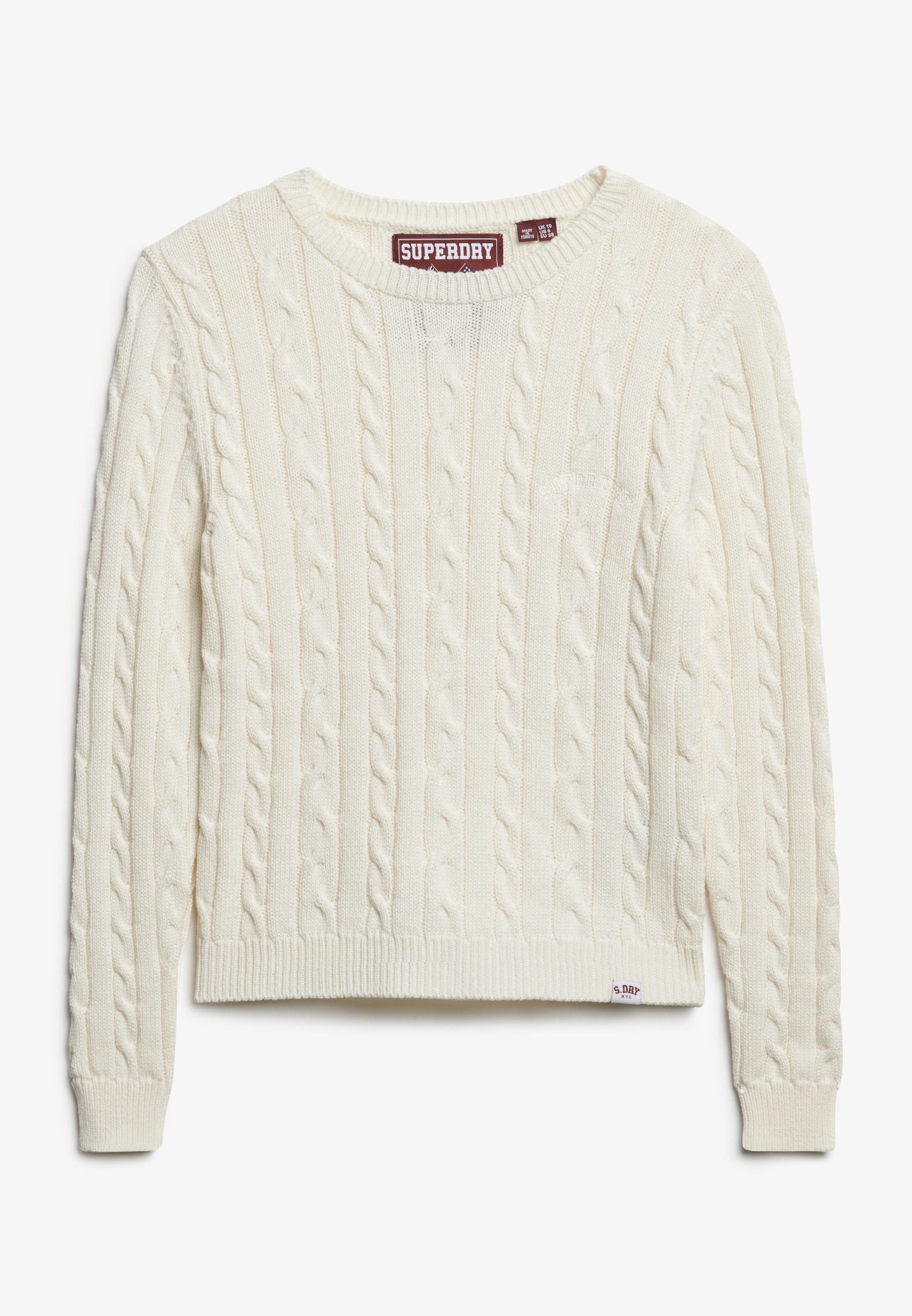 Superdry Strickpullover »ESSENTIALS SLIM CABLE JUMPER«