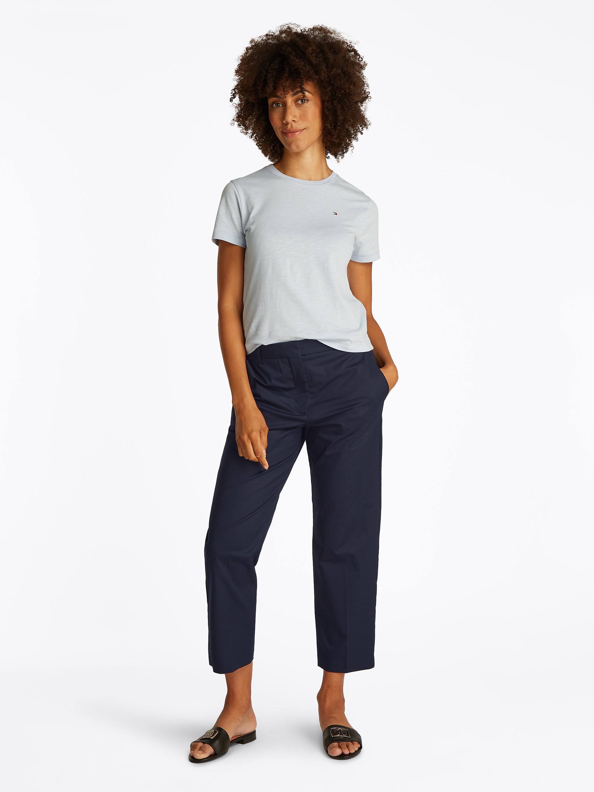 Tommy Hilfiger Chinohose, mit Bügelfalten