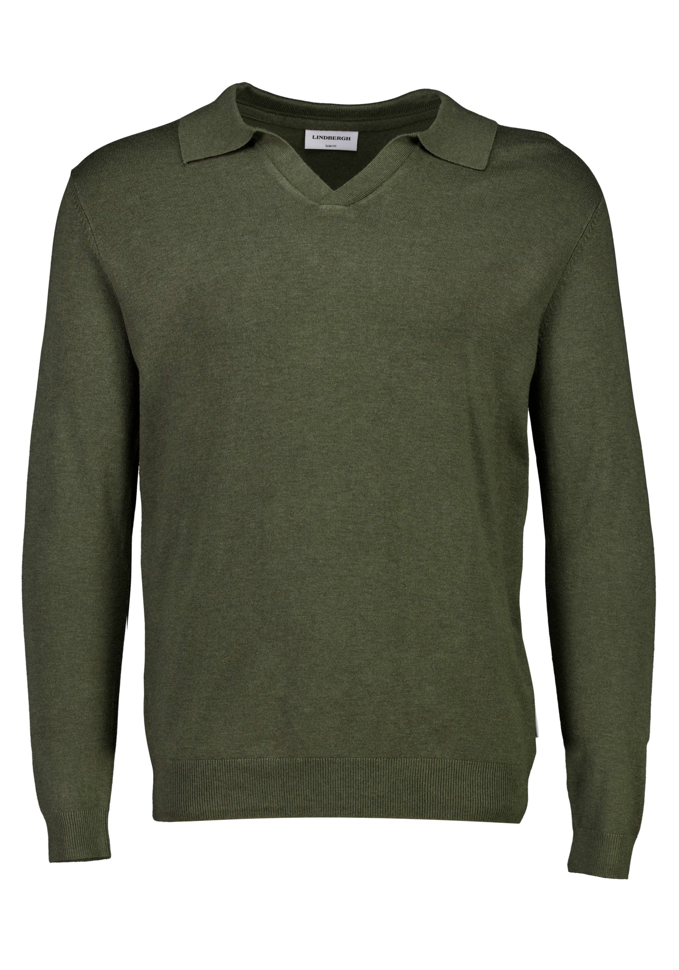 LINDBERGH Strickpullover mit Polokragen und mit Viskose