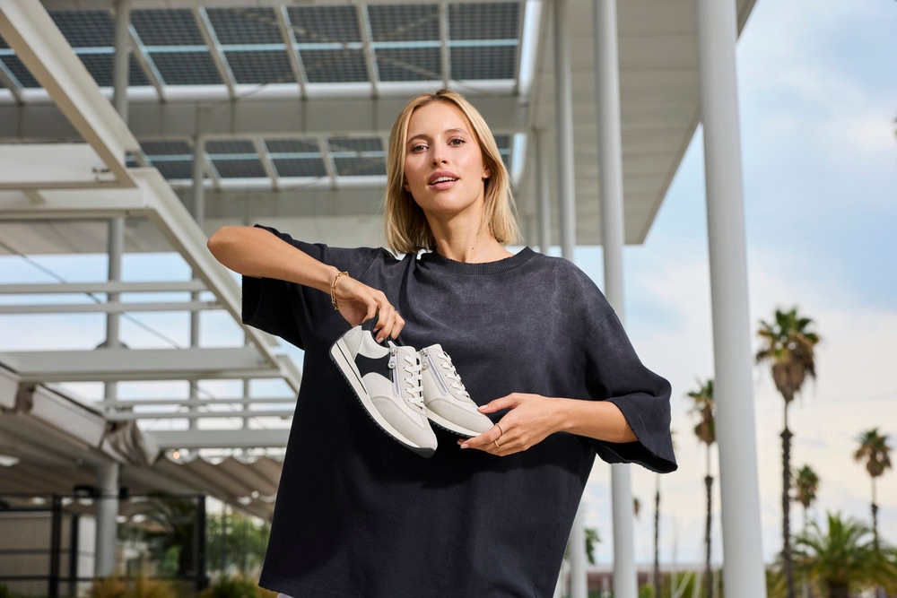 Rieker Sneaker  Schnürschuh, Halbschuh, Freizeitsneaker mit Kontrastdetails