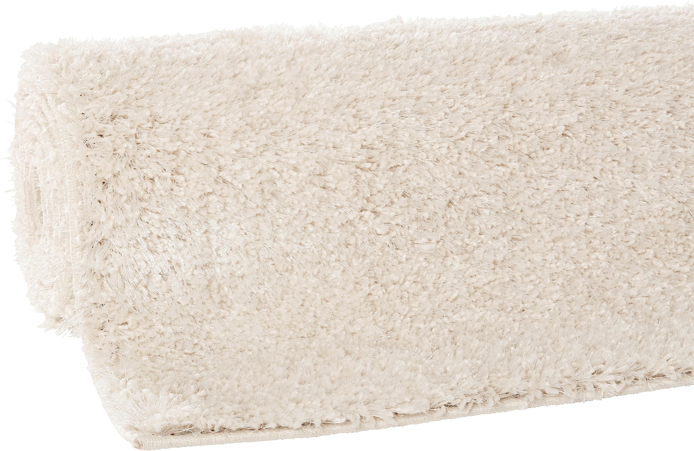 Guido Maria Kretschmer Home&Living Hochflor-Läufer »Cosima«, rechteckig, 30 mm Höhe, Mikrofaser, extra flauschig, weich, pflegeleicht, elegant, Läufer, Uni