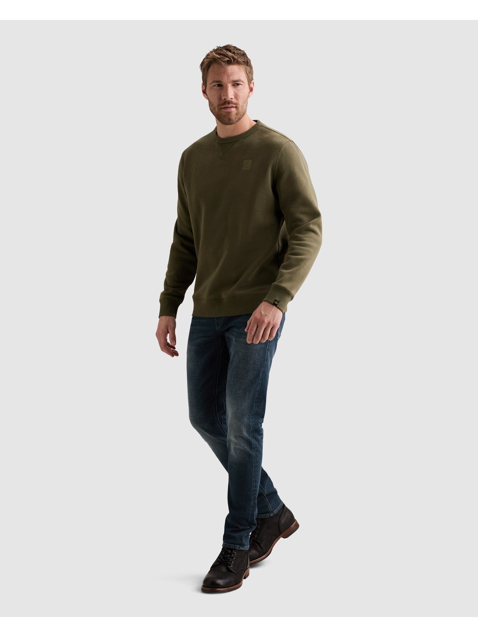 PME LEGEND Sweatshirt , Kleine Passe am Ausschnitt
