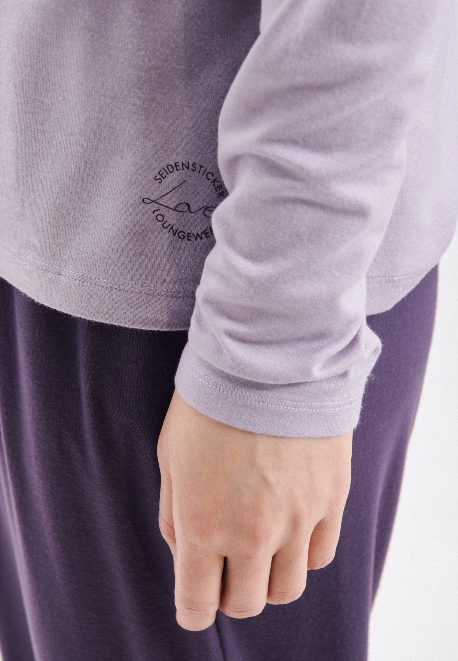 seidensticker Langarmshirt »Schwarze Rose« Langarm Henley Uni