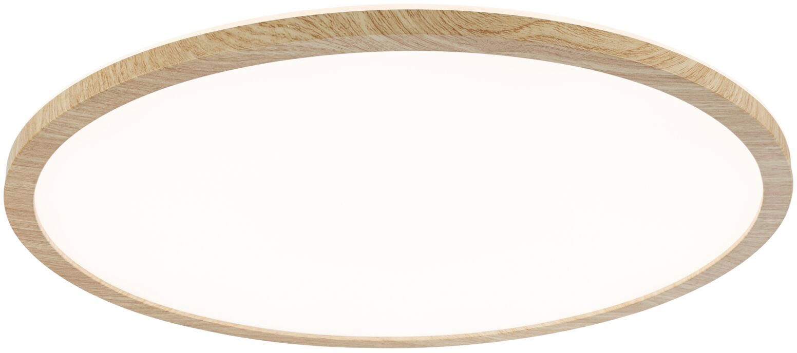Paulmann LED Panel »Atria Shine 22W 3000K 420mm Eiche Kunststoff IP44«, 1 flammig, Hintergrundbeleuchtung