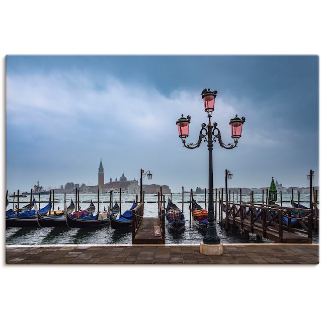 Artland Wandbild »Blick auf die Insel San Giorgio Maggiore«, Bilder von  Booten & Schiffen (1 Stück), in vielen Größen & Produktarten - Alubild /  Outdoorbild, Leinwandbild, Poster, Wandaufkleber / Wandtattoo auch für