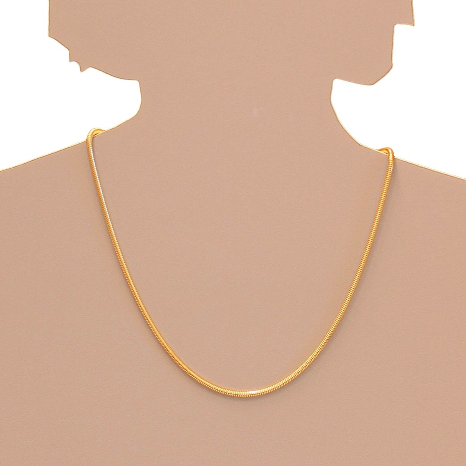 OSTSEE-SCHMUCK Silberkette »- Schlange 3,0 mm - Silber 925/000, vergoldet -,«