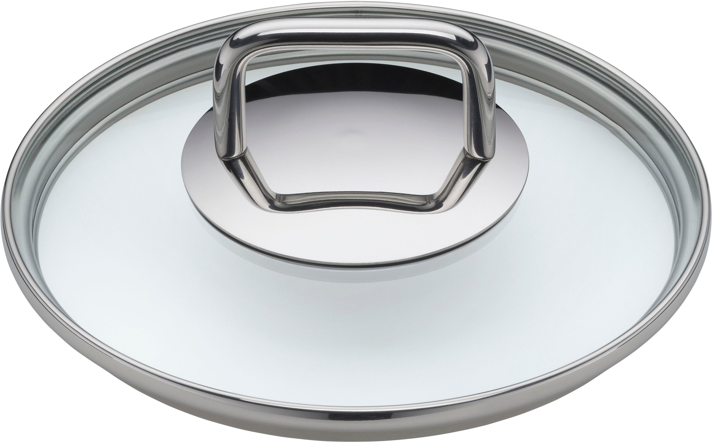 Silit Kochtopf »Extra Cook, mit Glasdeckel«, Edelstahl 18/10, (2 tlg.), SiliTherm Universalboden, induktionsgeeignet, spülmaschinengeeignet