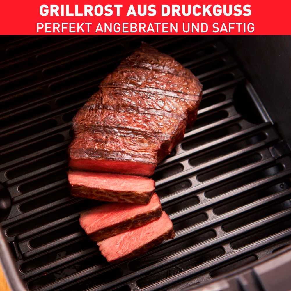 Tefal Fritteuse »Easy Fry & Grill Deluxe«, 1400 W, Heißluftfritteuse & Grill, Display, 4,2 L, 8 Kochprogramme, EY505D