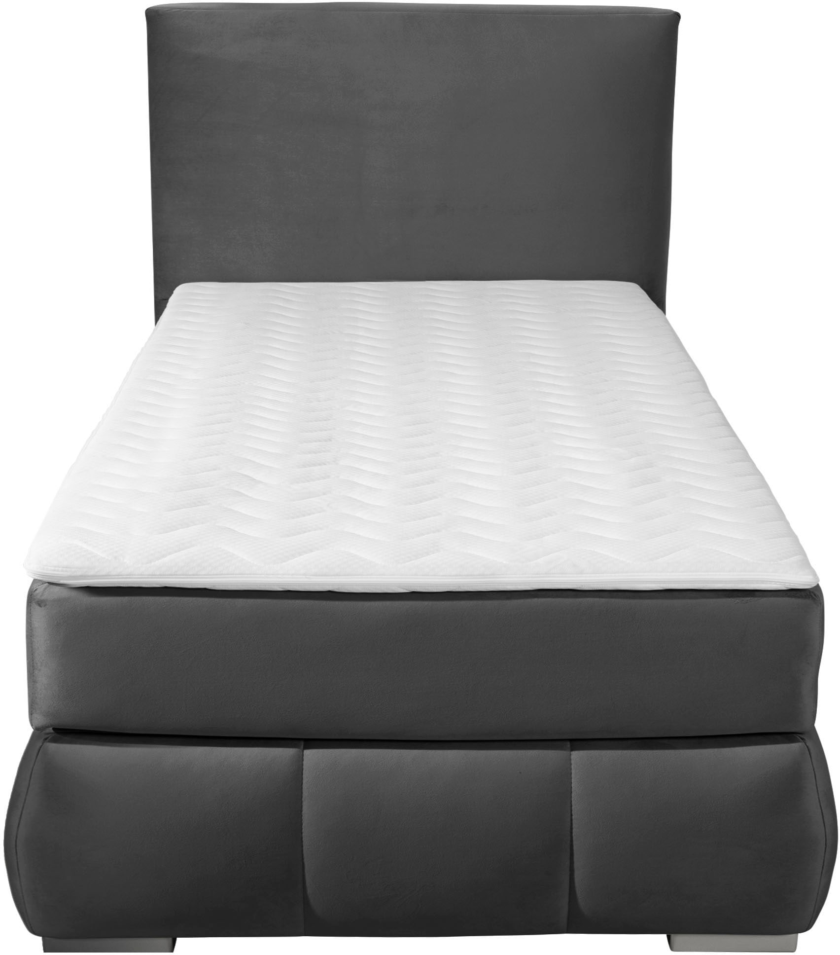 Guido Maria Kretschmer Home&Living Boxspringbett »Wehma«, inkl. Topper in 3 verschiedenen Matratzen, auch in Samtstoff
