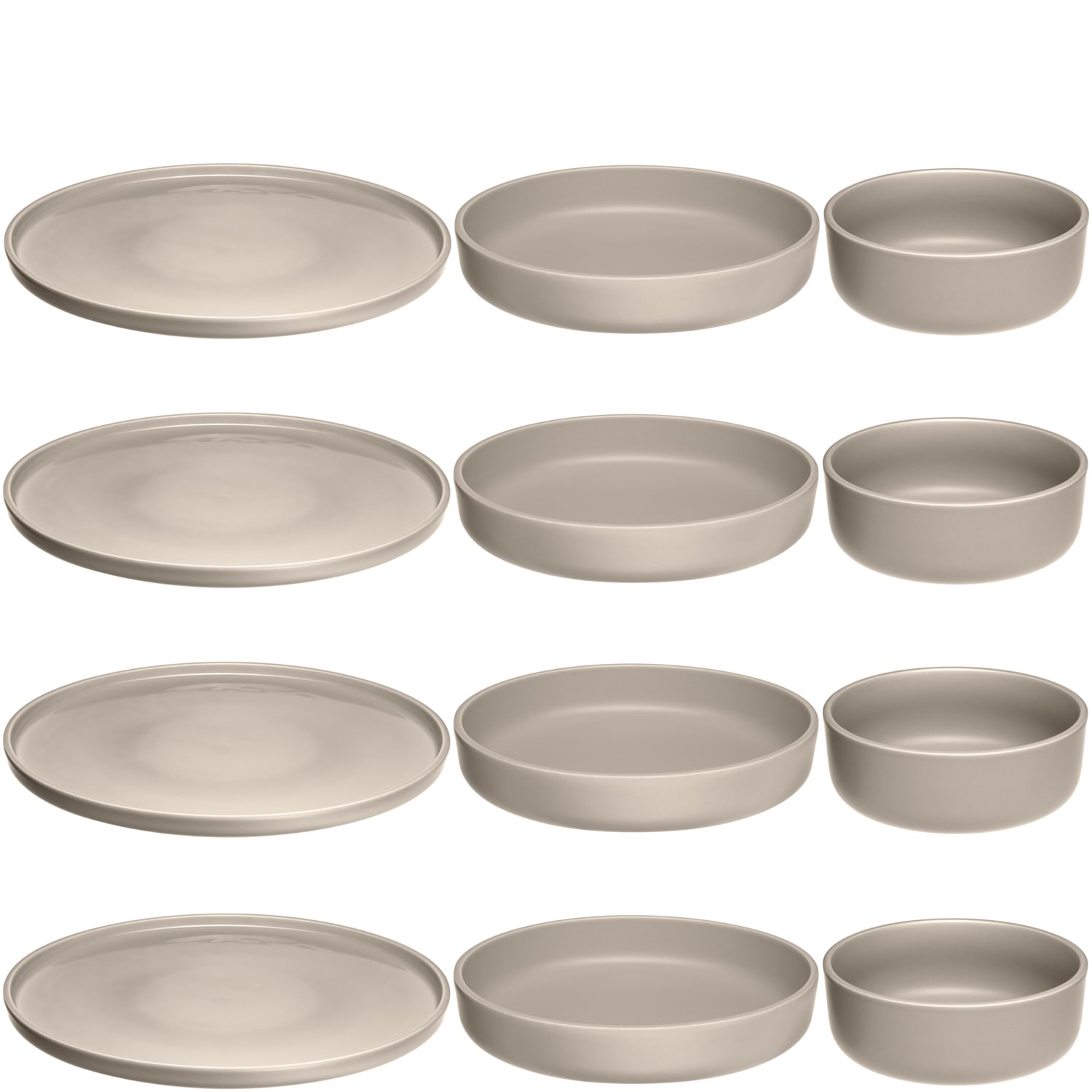 LEONARDO Geschirr-Set »Teller Set ROMA, Geschirrset, 12-teilig« Service, spülmaschinengeeignet