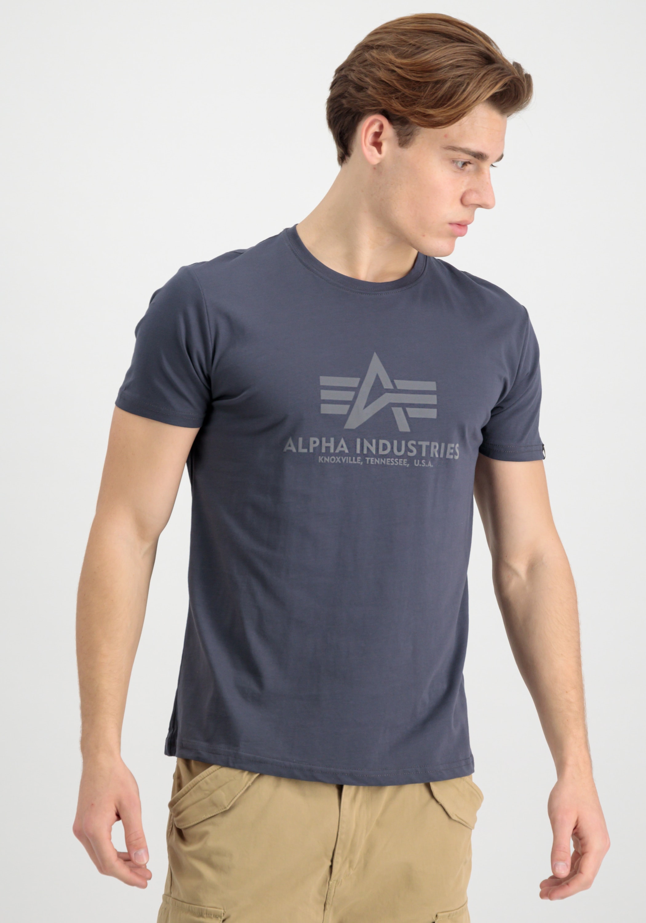 Alpha Industries T-Shirt »Basic T-Shirt Refl. Print«