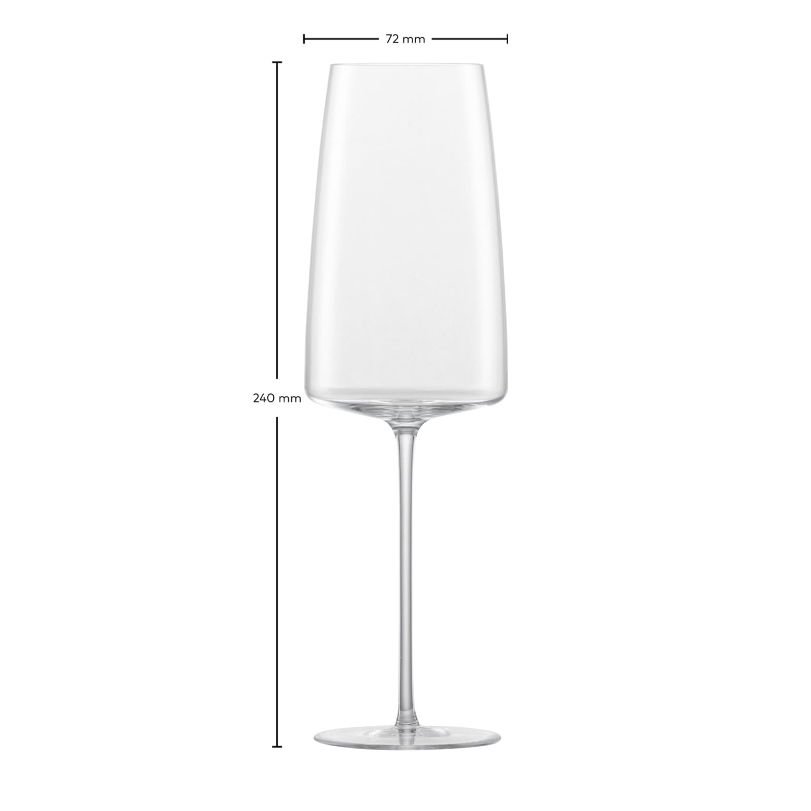 Zwiesel Glas Sektglas »Sektgläser Simplify 407 ml 2er Set transparent«