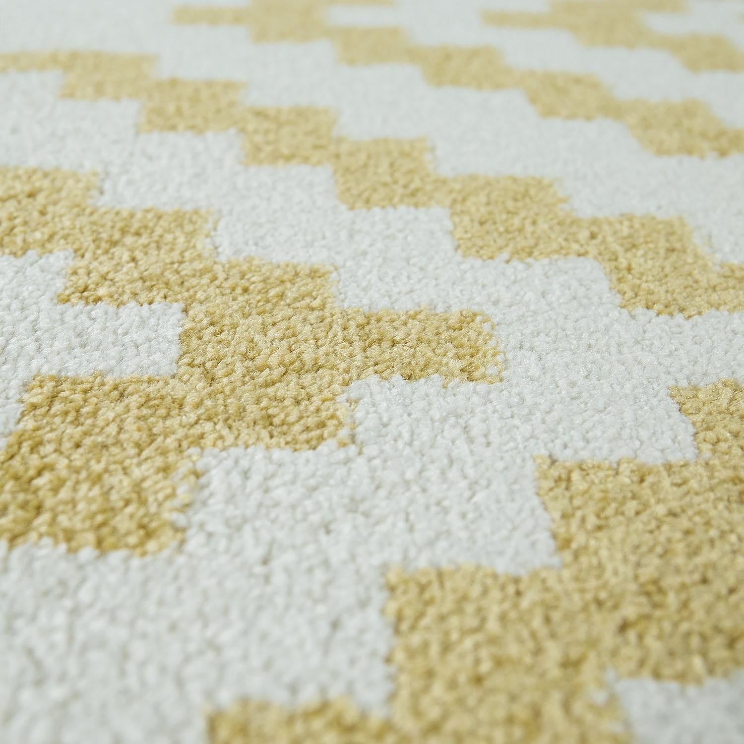 Paco Home Teppich »Stella 400«, rechteckig, 16 mm Höhe, Kurzflor, Pastell Farben, Rauten Design, Wohnzimmer
