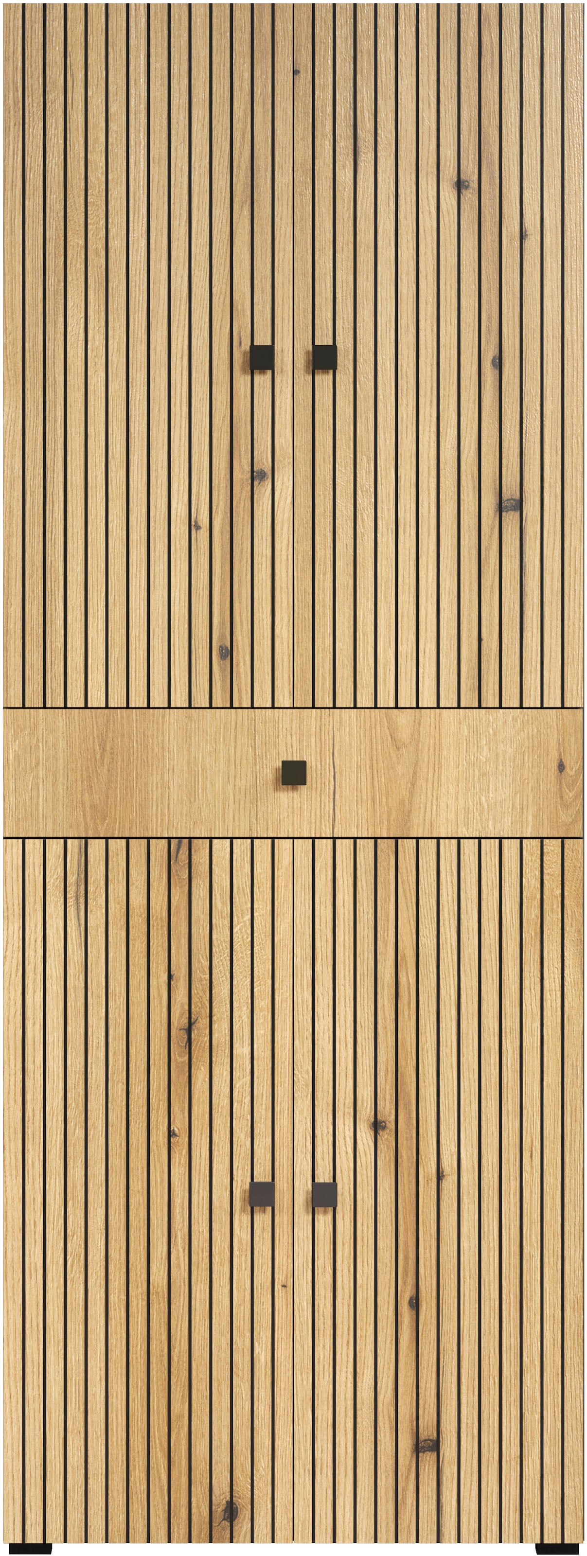 welltime Hochschrank »Amrum« Badezimmerschrank mit und ohne Schublade - (B/T/H) 40-70/31/186 cm