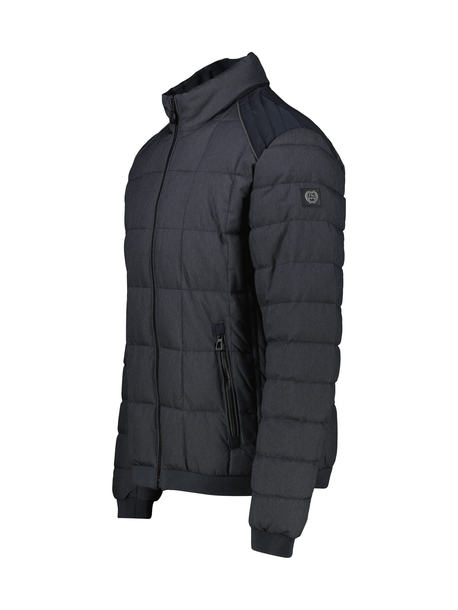 LERROS Steppjacke »LERROS Steppjacke in Woll-Optik«, ohne Kapuze, Wasser- und windabweisend, atmungsaktiv