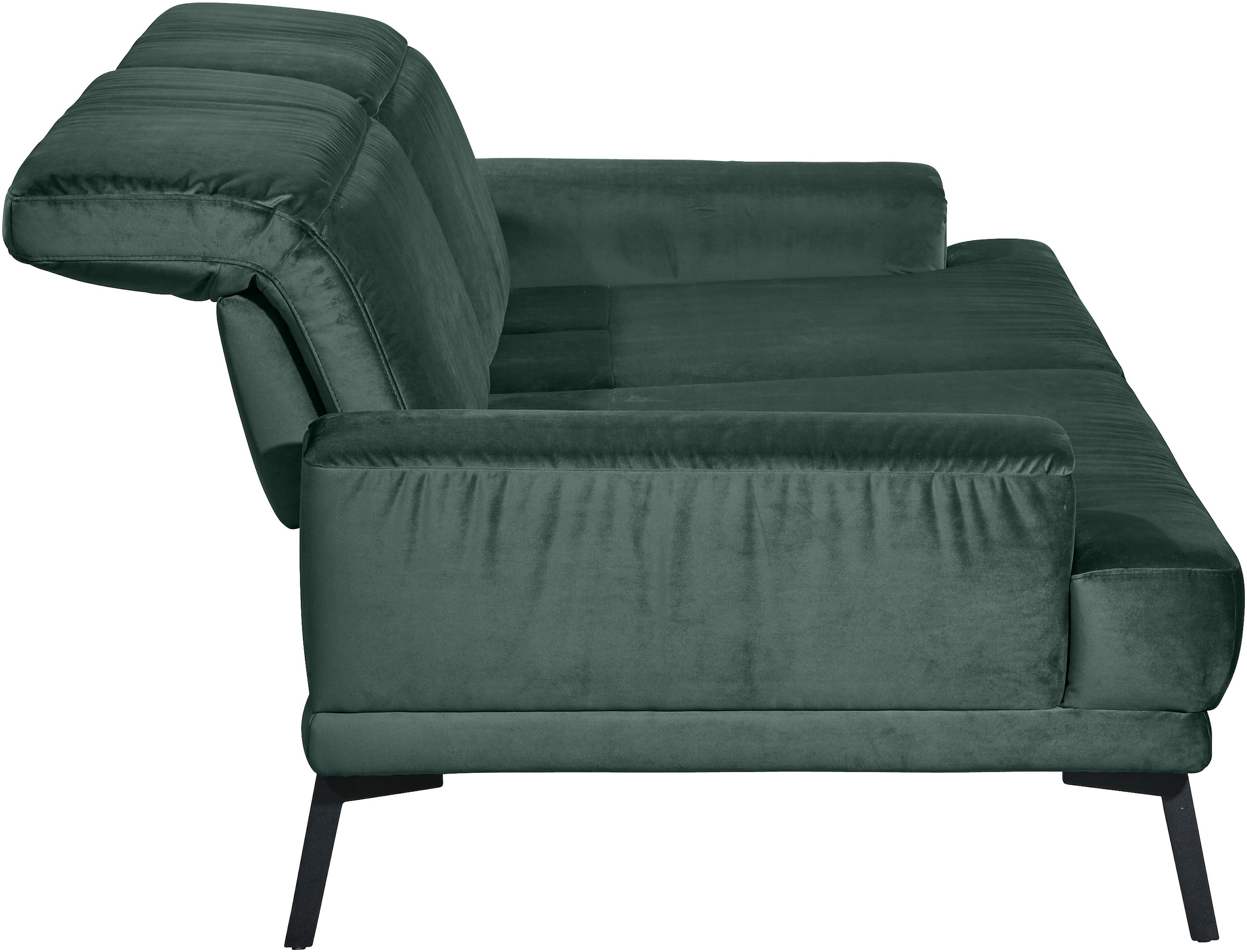 Musterring 2-Sitzer »MR 4580«, inkl. Kopf- und Sitztiefenverstellung, Fuß schwarz, B198 x T103 cm