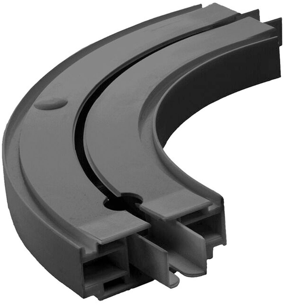 SN DECO GROUP Gardinenschiene »Aussenbogen für Vorhangschiene SH« 1 läufig-läufig