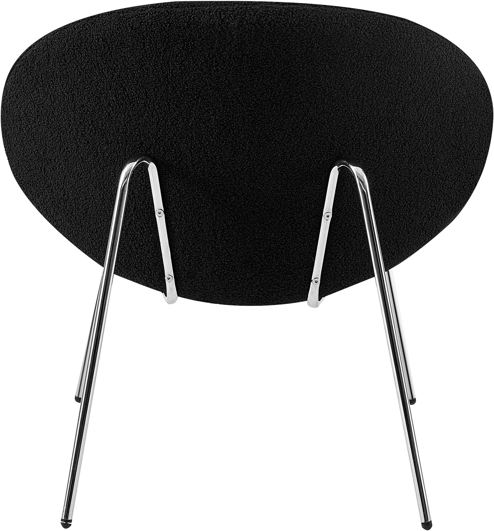 Kayoom Polsterstuhl »Stuhl Jaden 125 2er-Set, im angesagten Stoff mit dem Kräusel-Effekt« (Set) 2 Stk. Ästhetisch minimalistisches Design, Bouclé Stoff, breites Sitzen