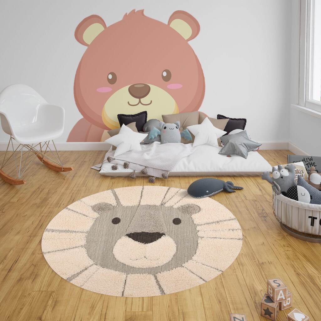 HANSE Home Kinderteppich »Lion Lucky«, rund