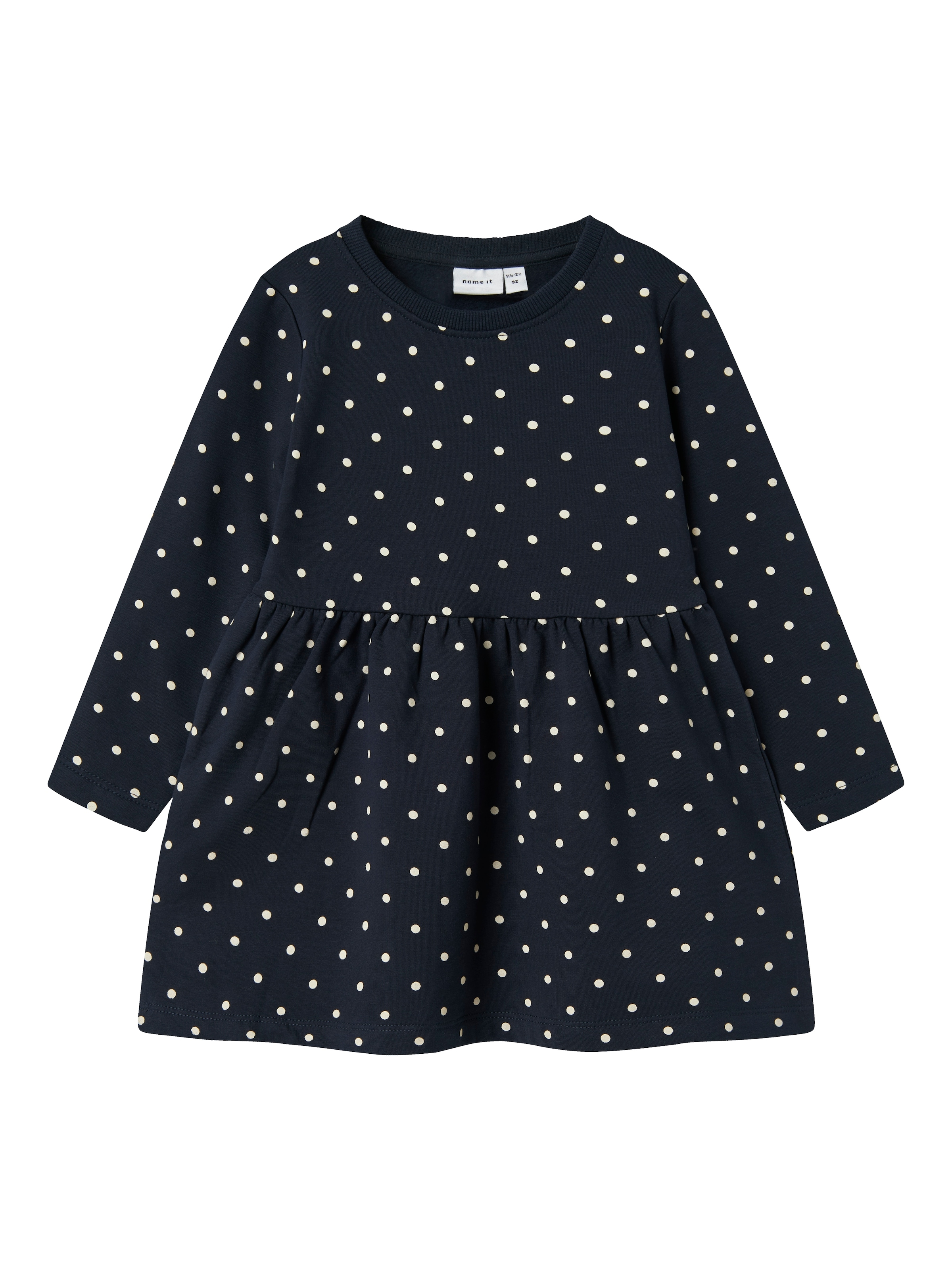 Name It Sweatkleid »NMFDAVINA LS SWEAT BRU DRESS NOOS«, im tollen Alloverprint