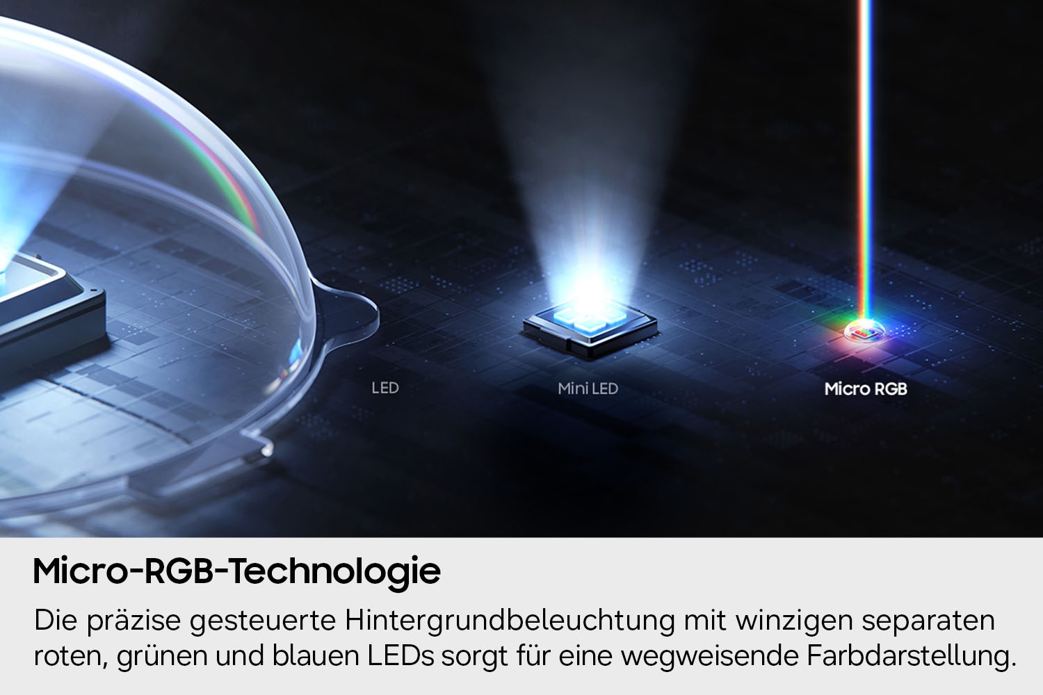 Samsung LCD-LED Fernseher »GMR85R85HAU« 214 cm/85 ″ Smart-TV Micro RGB, 100% BT.2020 Farbraum, Motion Xcelerator 144Hz, Dolby Atmos