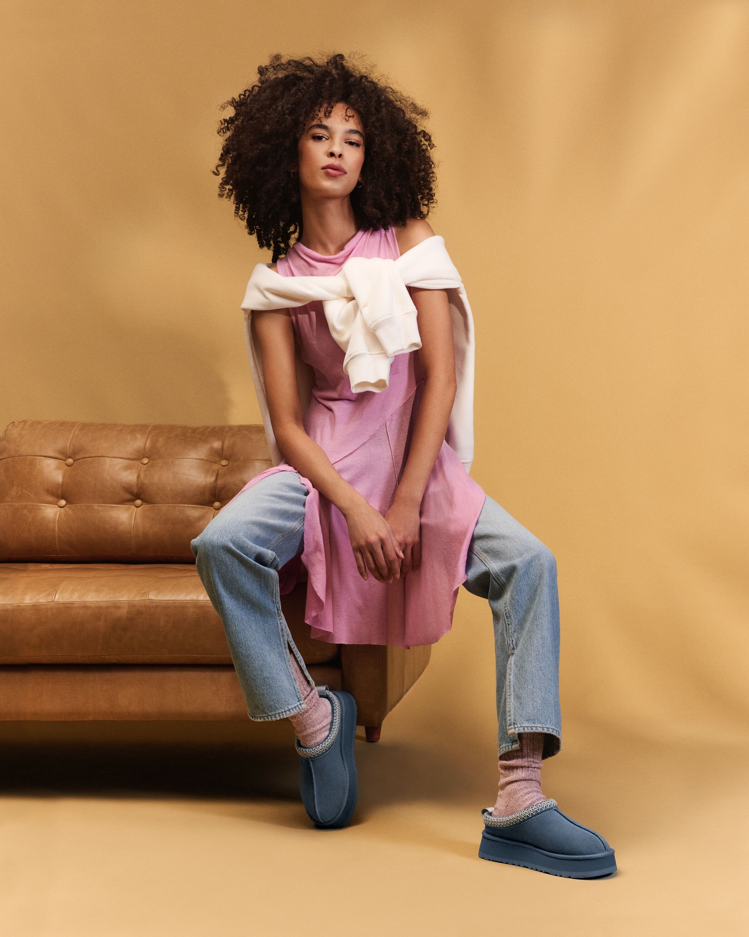 UGG Hausschuh »TAZZ«, Homeslippers, Pantoffel mit Plateausohle