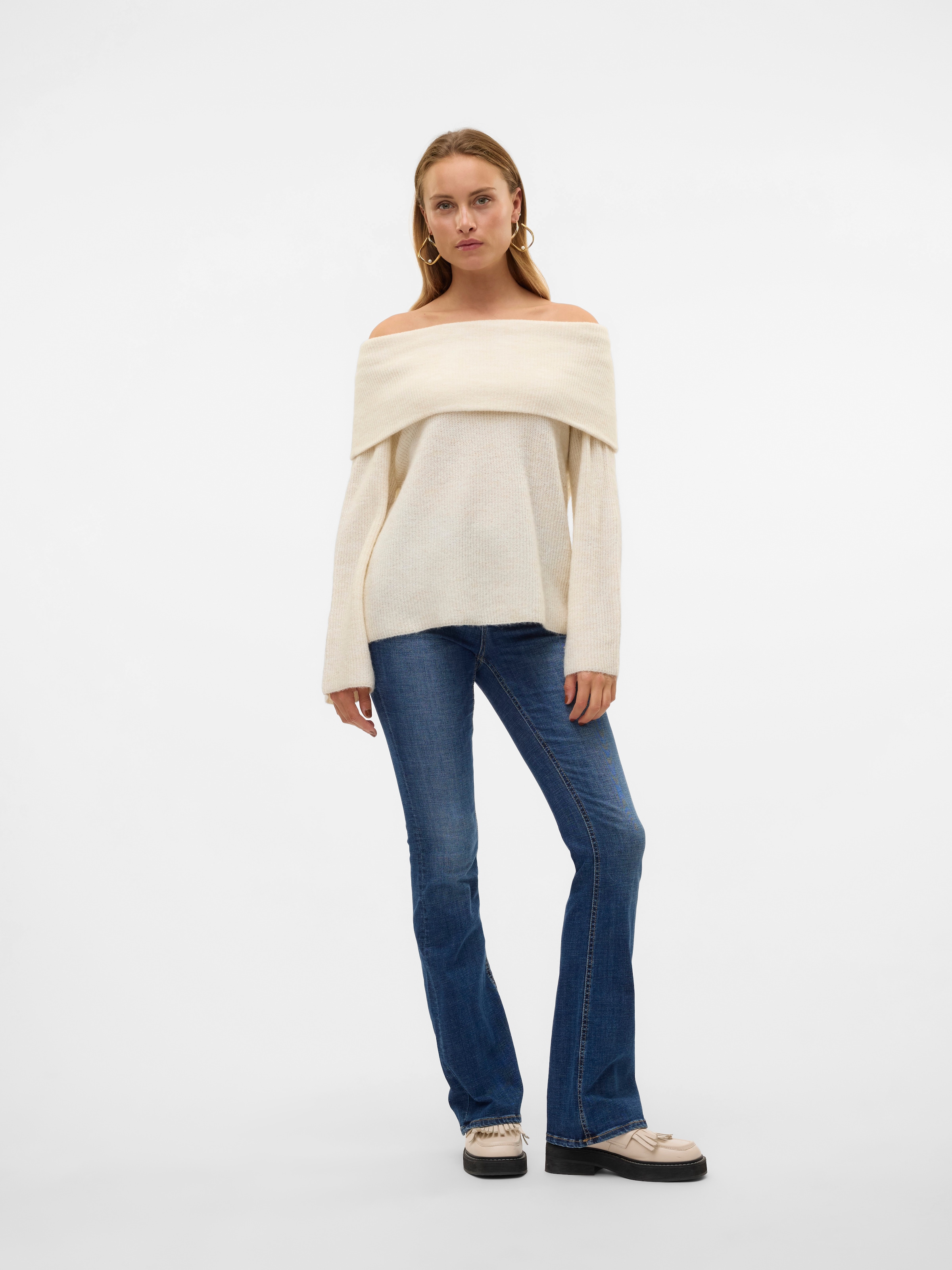 Vero Moda Strickpullover »VMERA LS OFF SHOULDER PULLOVER GA NOOS«