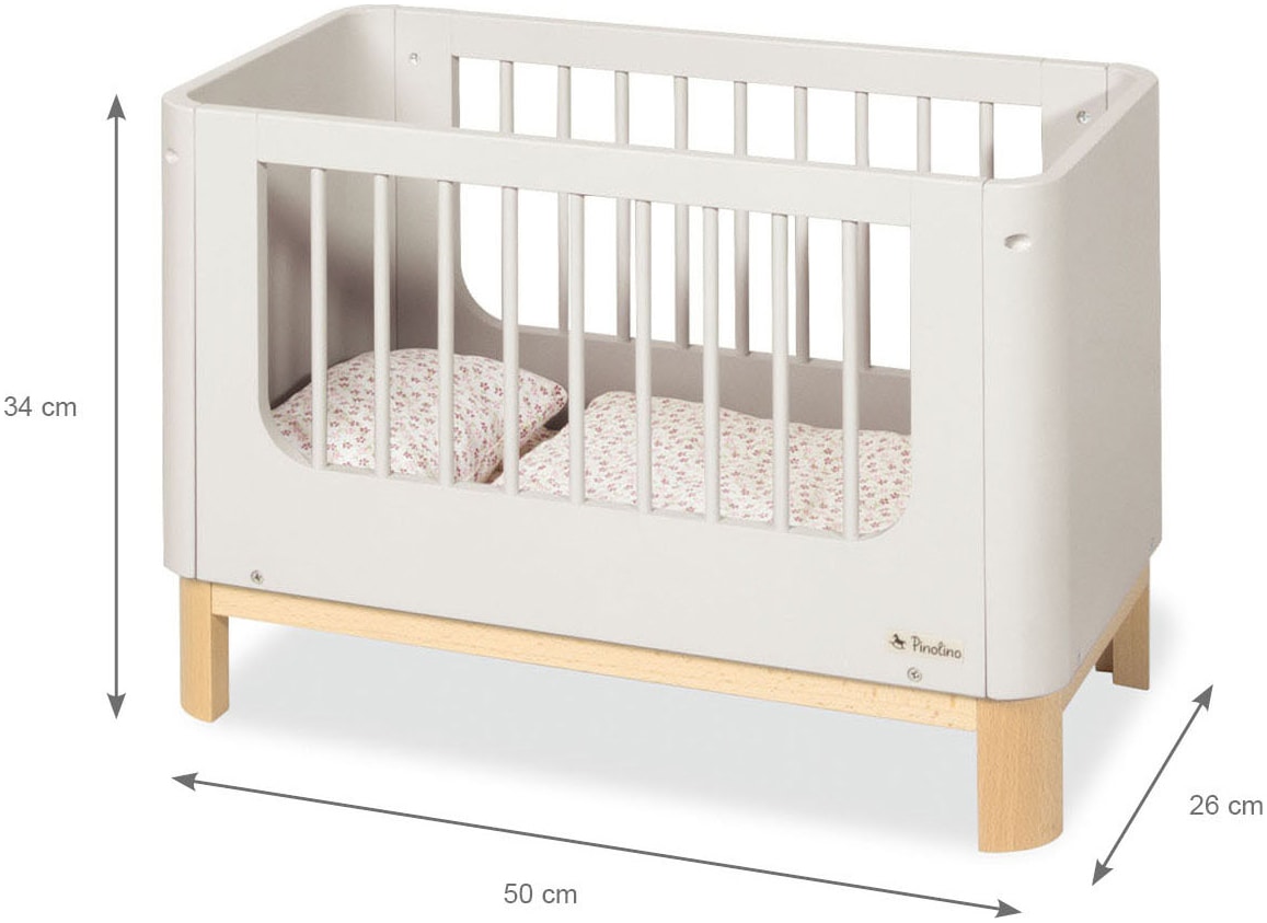 Pinolino® Puppenbett »Malea, 4-tlg.« inklusive Bettzeug