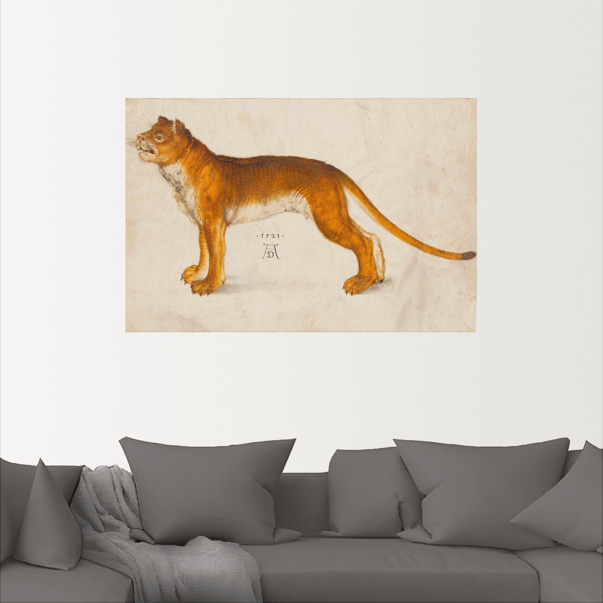 Artland Wandbild »Löwin. 1521«, Raubkatzen, (1 St.), als Alubild, Leinwandbild, Wandaufkleber oder Poster in versch. Größen