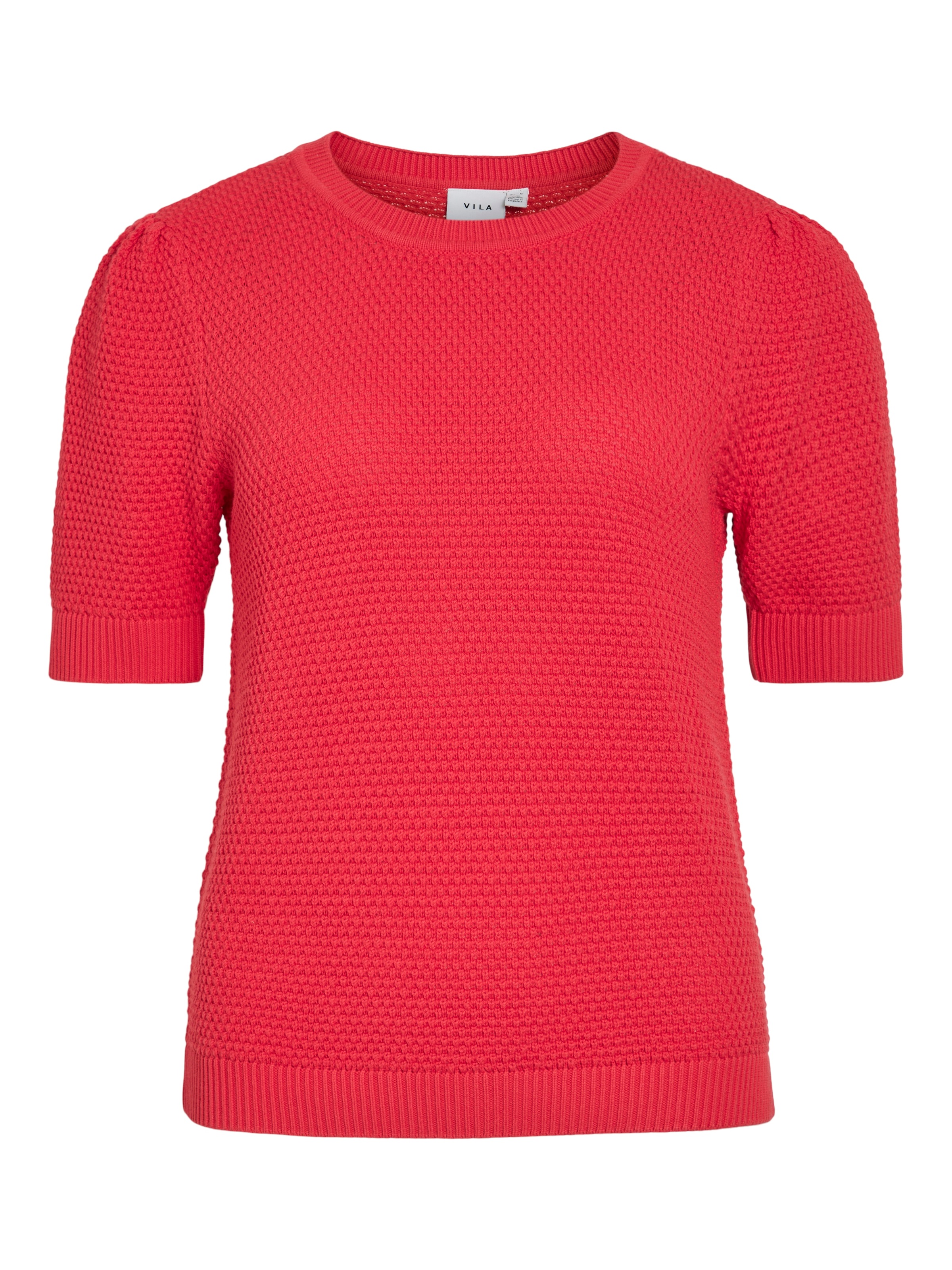 Vila Kurzarmpullover »VIDALO O-NECK S/S KNIT TOP - NOOS«