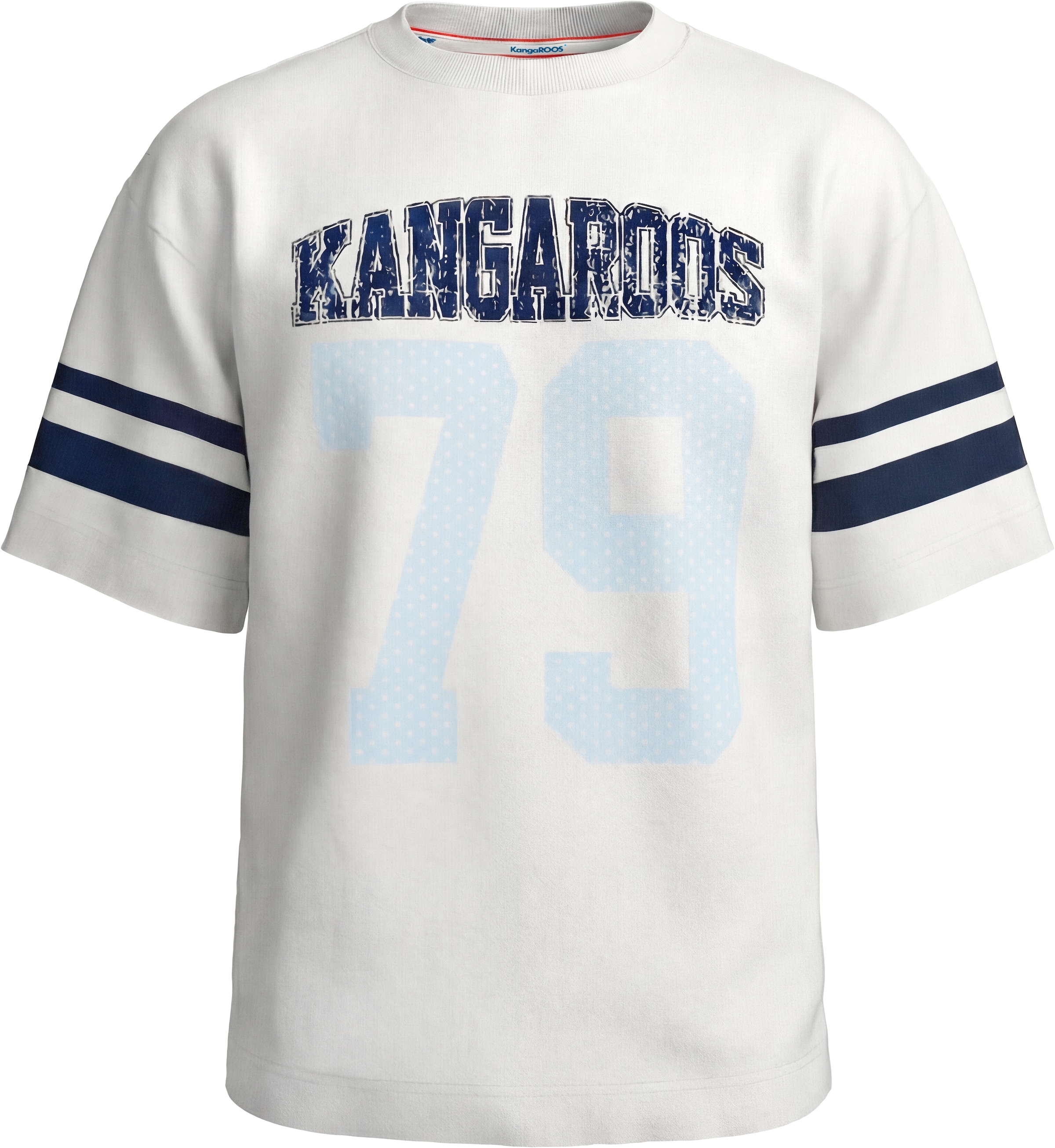 KangaROOS T-Shirt »Kangaroos im oversized-look« lässige Passform, Kurzarm, mit modischem Print, aus Baumwolle