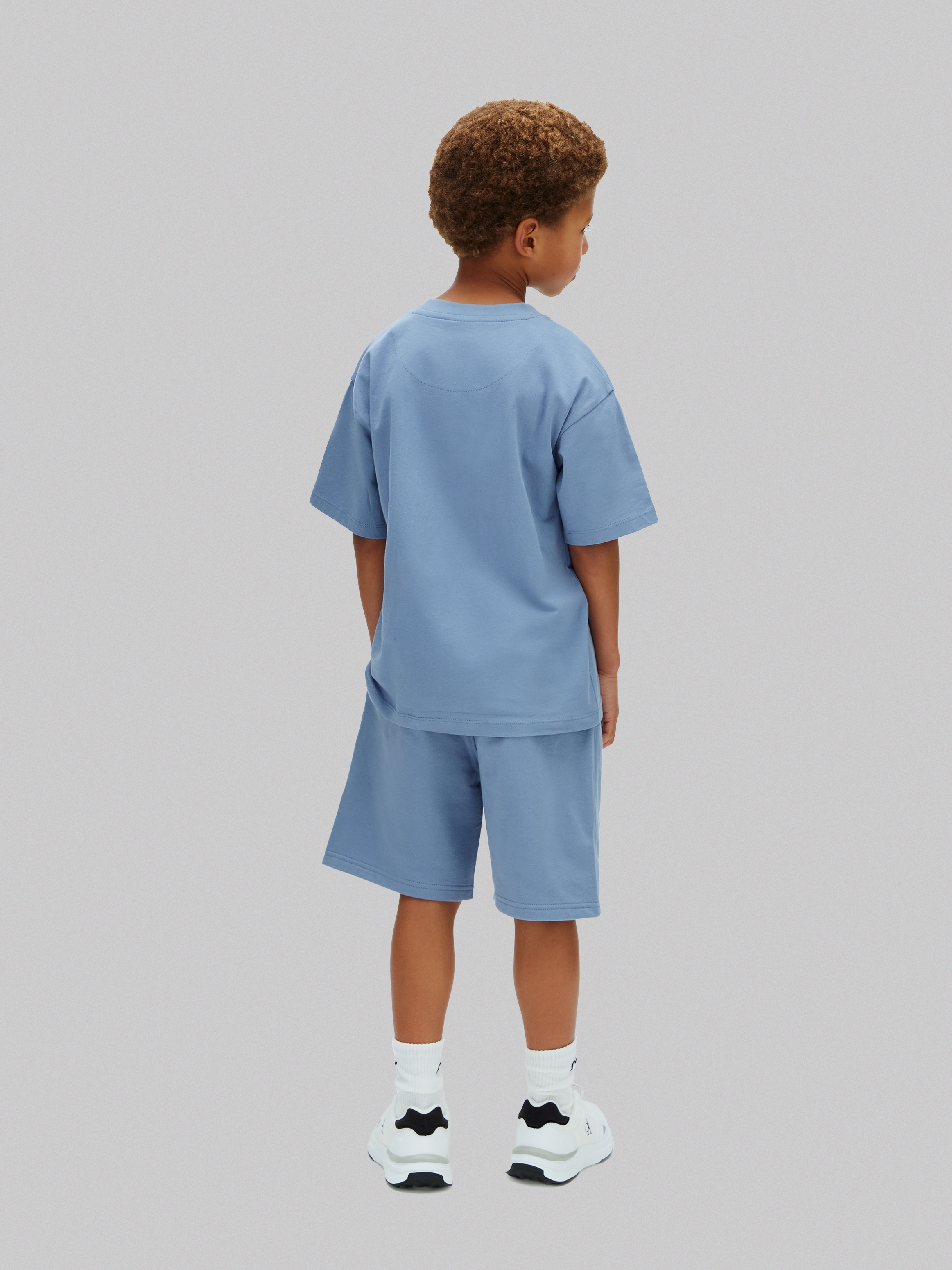 Calvin Klein Jeans Shirt & Shorts »Knit Short Set« Set, 2 Regular fit für Kinder mit Markenlogo