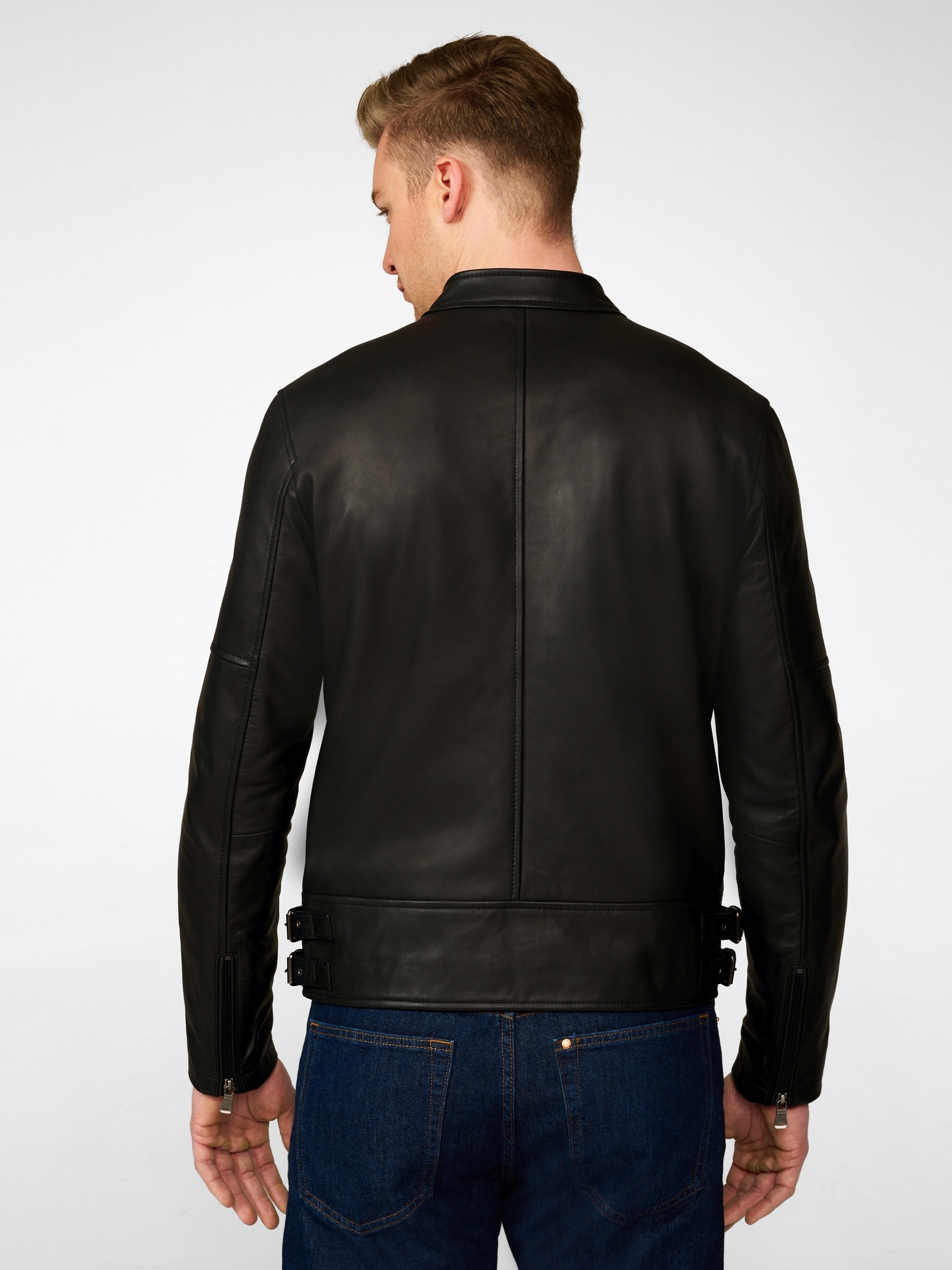 RICANO Blouson »Lederjacke Baku« ohne Kapuze Handgefertigt aus echtem Leder