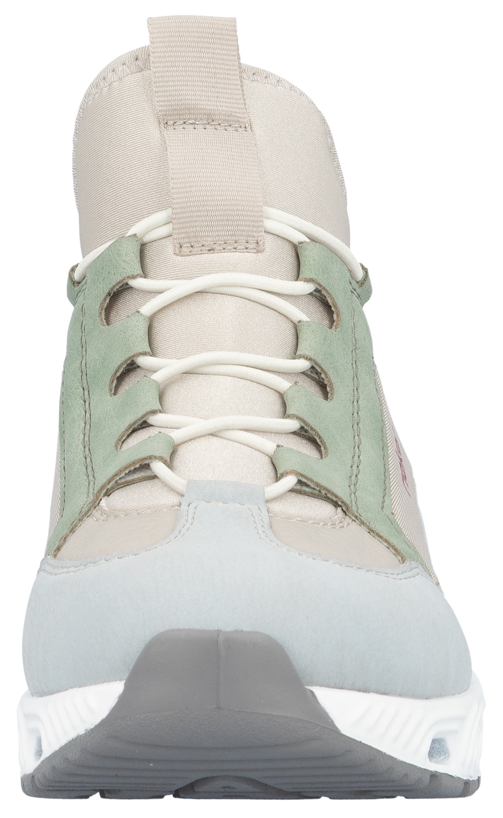 RIEKER Sport Slip-On Sneaker  High Top Sneaker, Schlupfschuh mit Schnellverschluss hinten