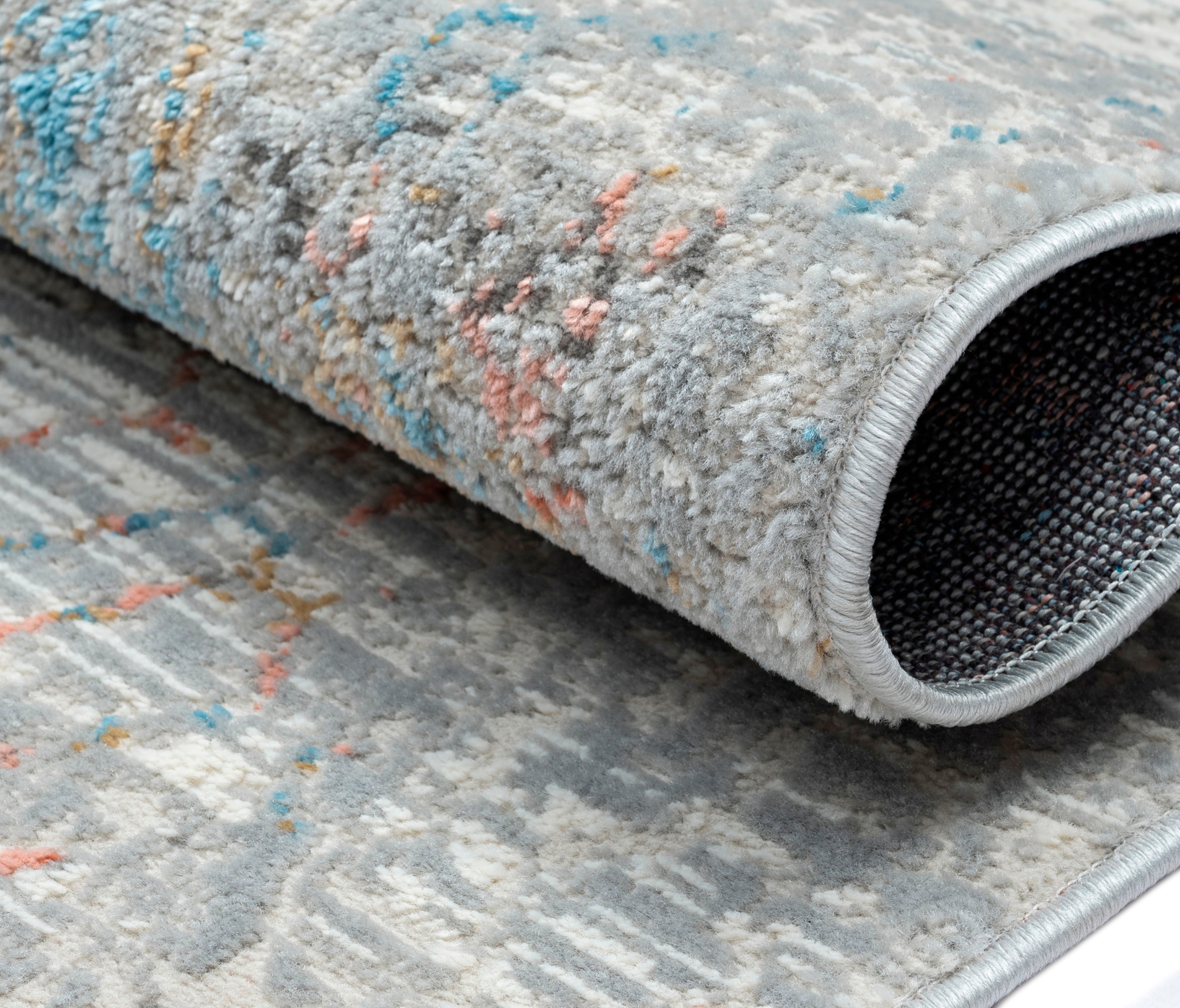 Myflair Möbel & Accessoires Teppich »My Roots« rechteckig 8 mm Höhe Kurzflor, Retro-Design, besonders weich durch Microfaser