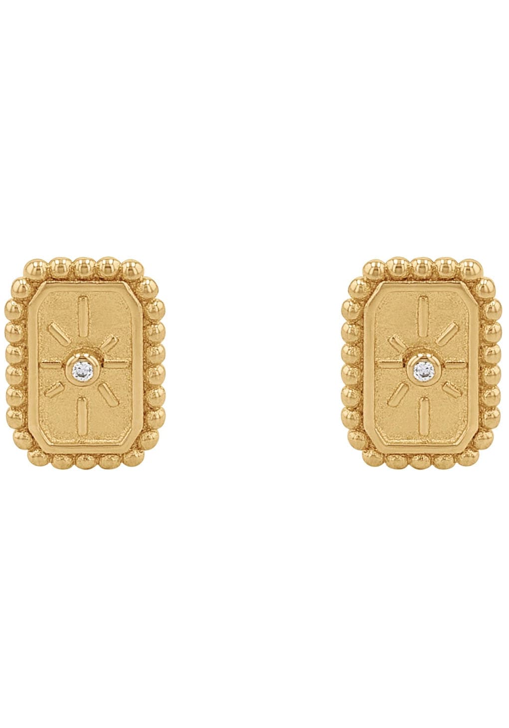 Noelani Paar Ohrstecker »Sonne, 2036973«, mit Zirkonia (synth.)