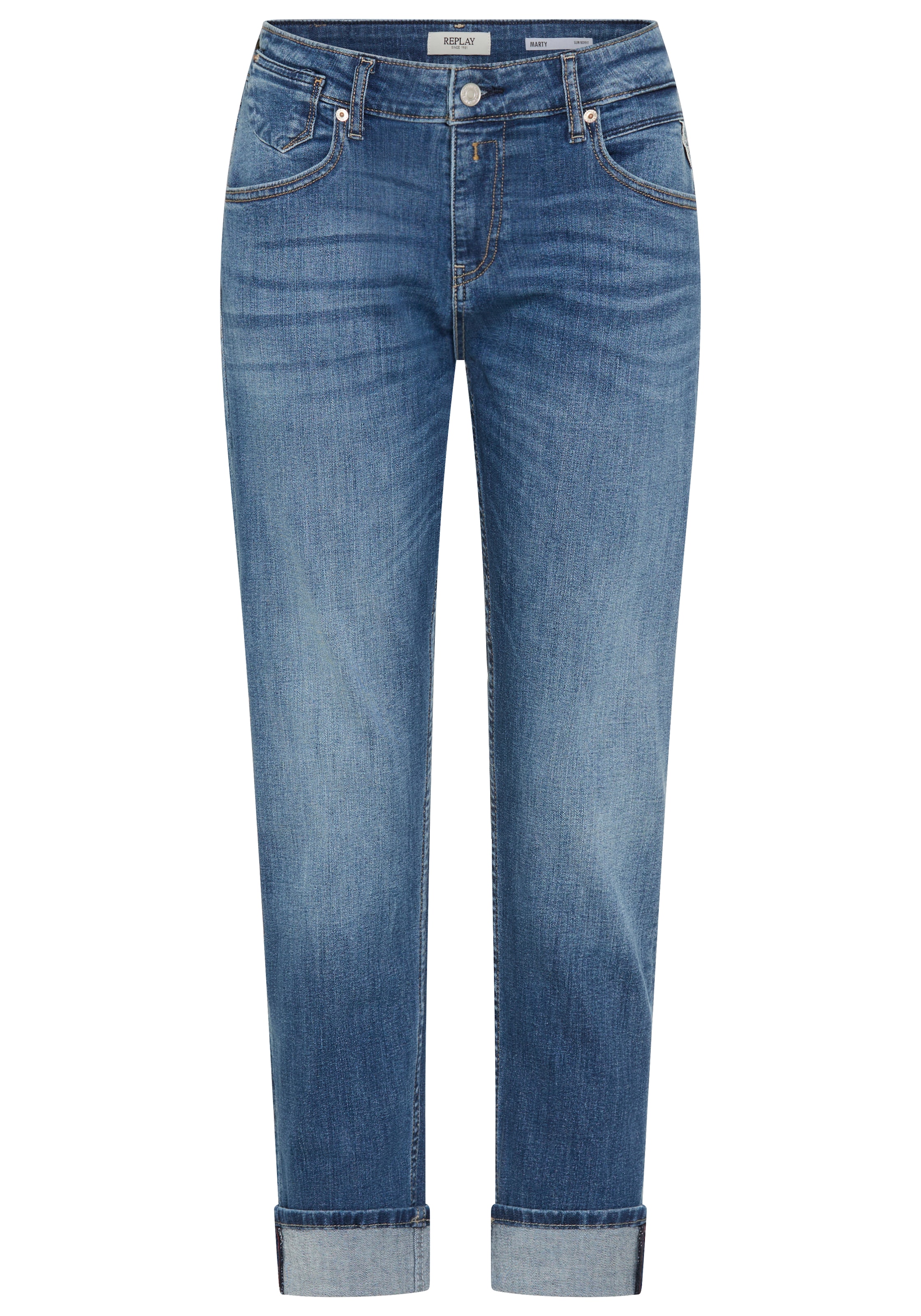 Replay Slim-fit-Jeans »MARTY« mit leichter Waschung