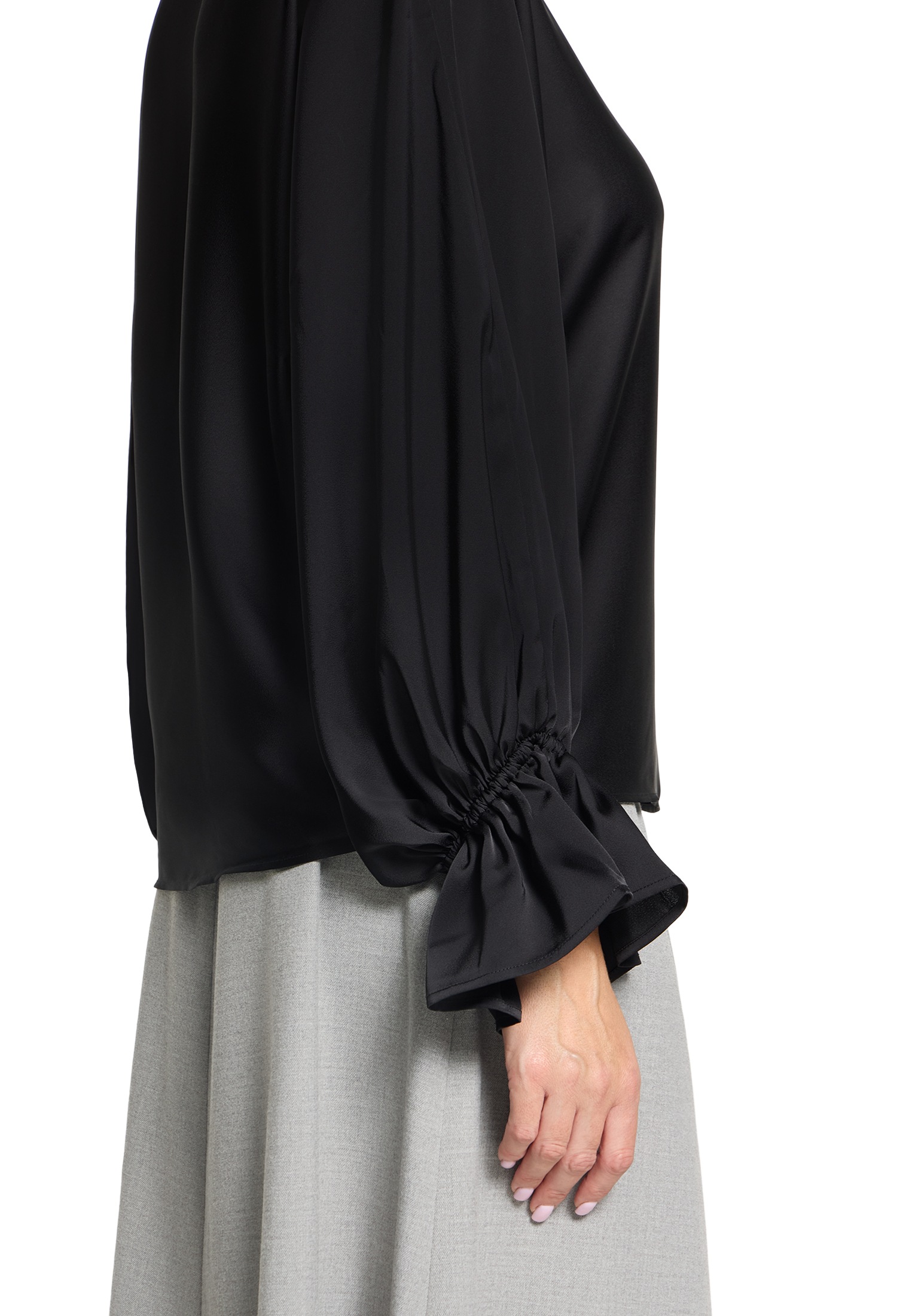 Betty Barclay Satinbluse »Satin-Bluse mit U-Boot-Ausschnitt«