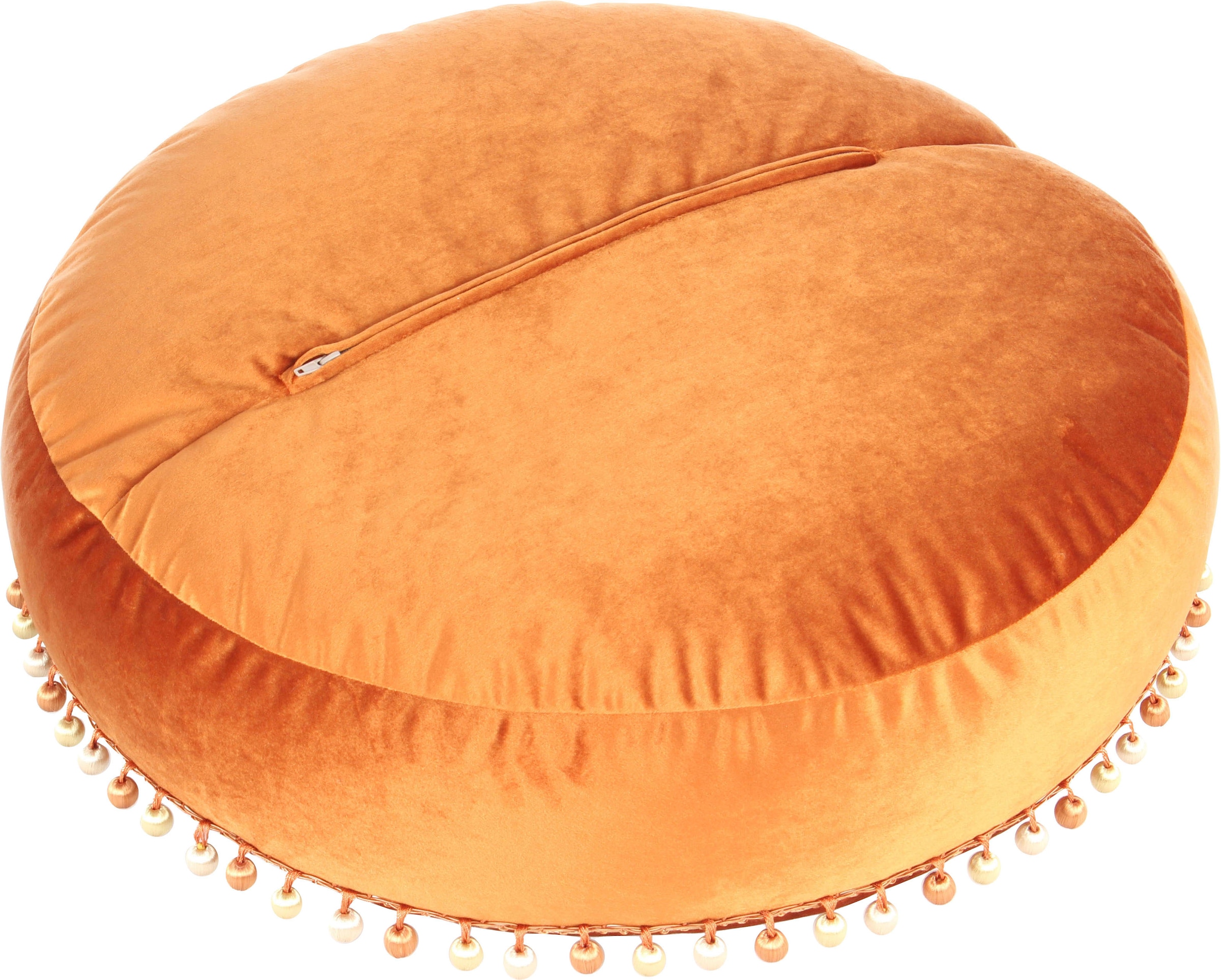 Kayoom Sitzhocker »Pouf Taj Mahal 425, samtweiche Oberfläche«, (1 St.), samtweich, farbig, modern, orientalisches Design
