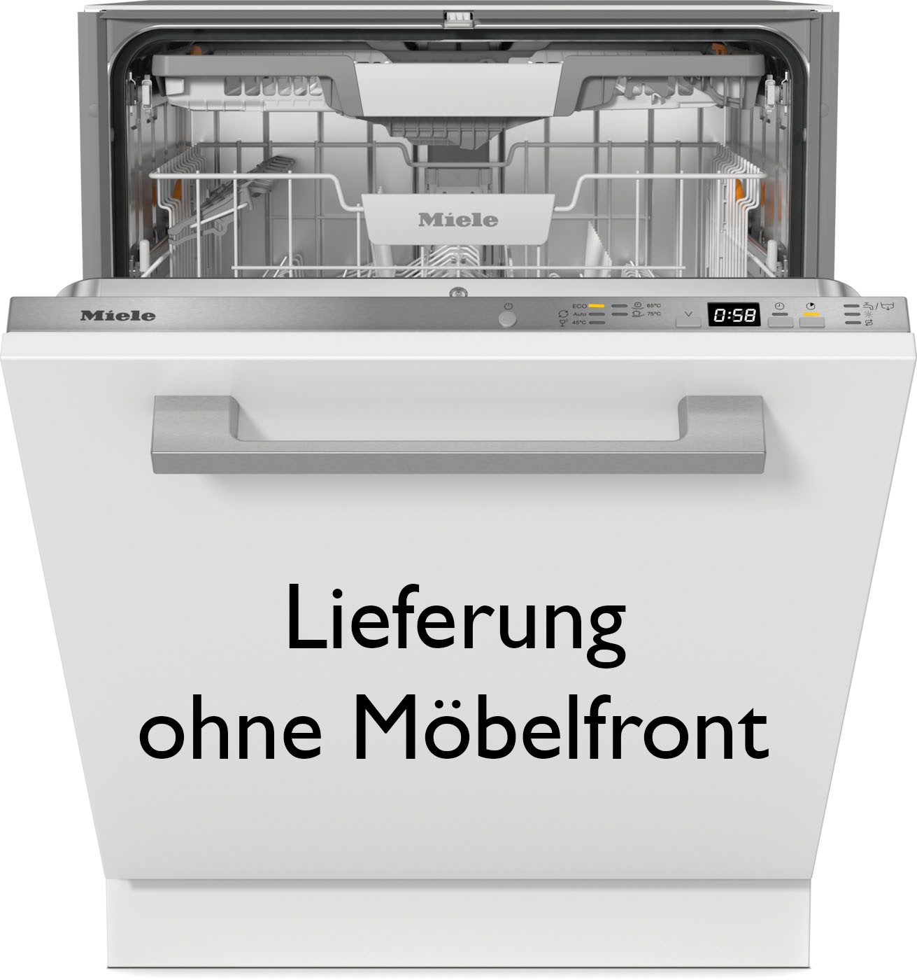 Miele vollintegrierbarer Geschirrspüler »G 5350 SCVi Active Plus« 14 Maßgedecke in silberfarben