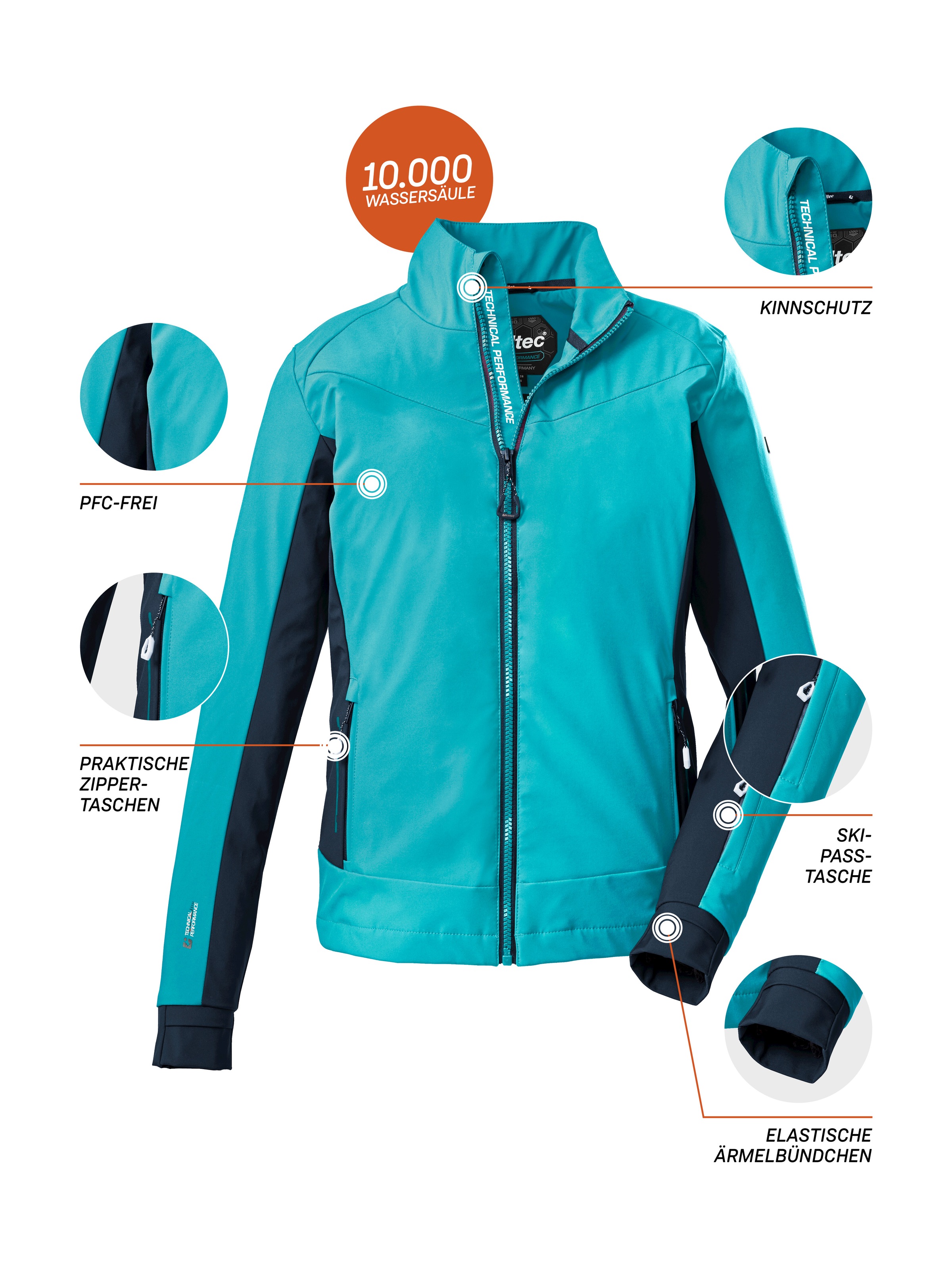 Killtec Softshelljacke »KOW 102 WMN SFTSHLL JCKT«
