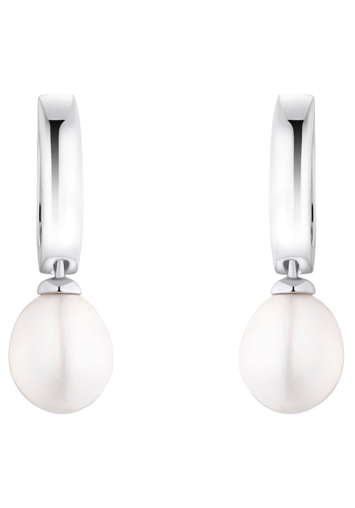 Amor Paar Creolen »Pearls, 2017391«, (2 tlg.), mit Süßwasserzuchtperle