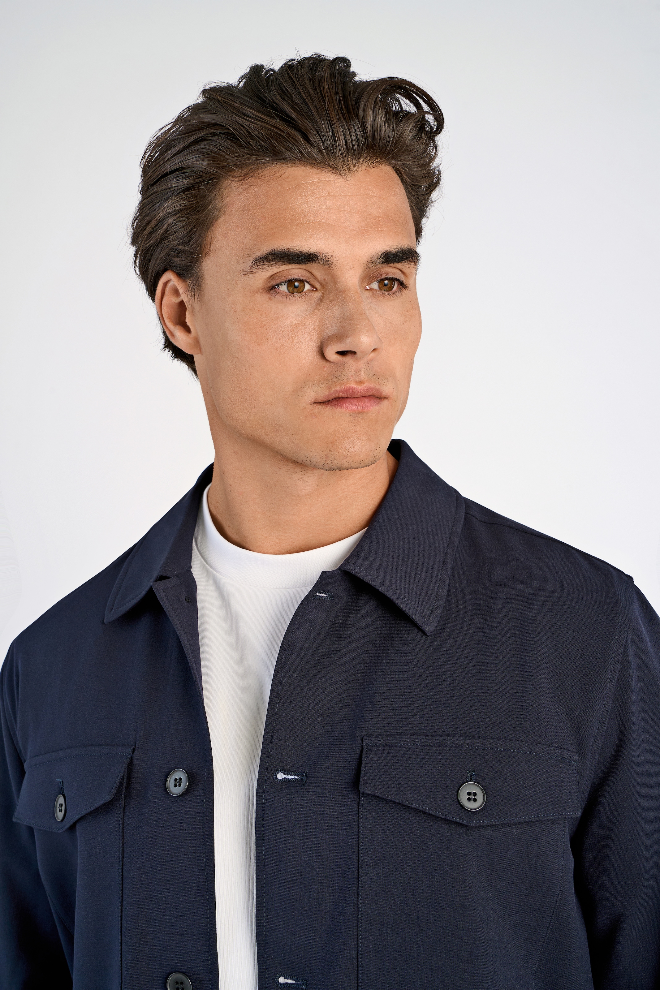LINDBERGH Hemdjacke, ohne Kapuze, mit 2 Brusttaschen