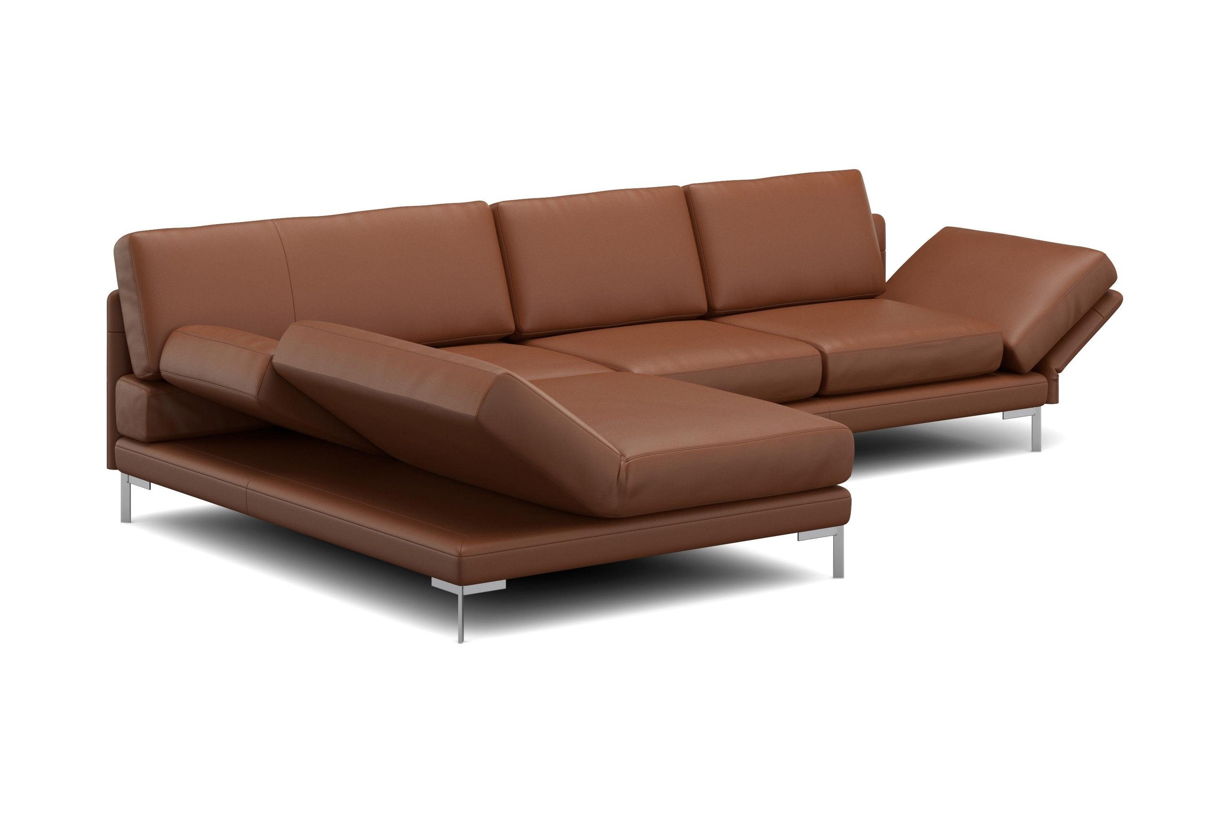 machalke® Ecksofa »vivien, L-Form«, mit diversen Armlehnenfunktionen