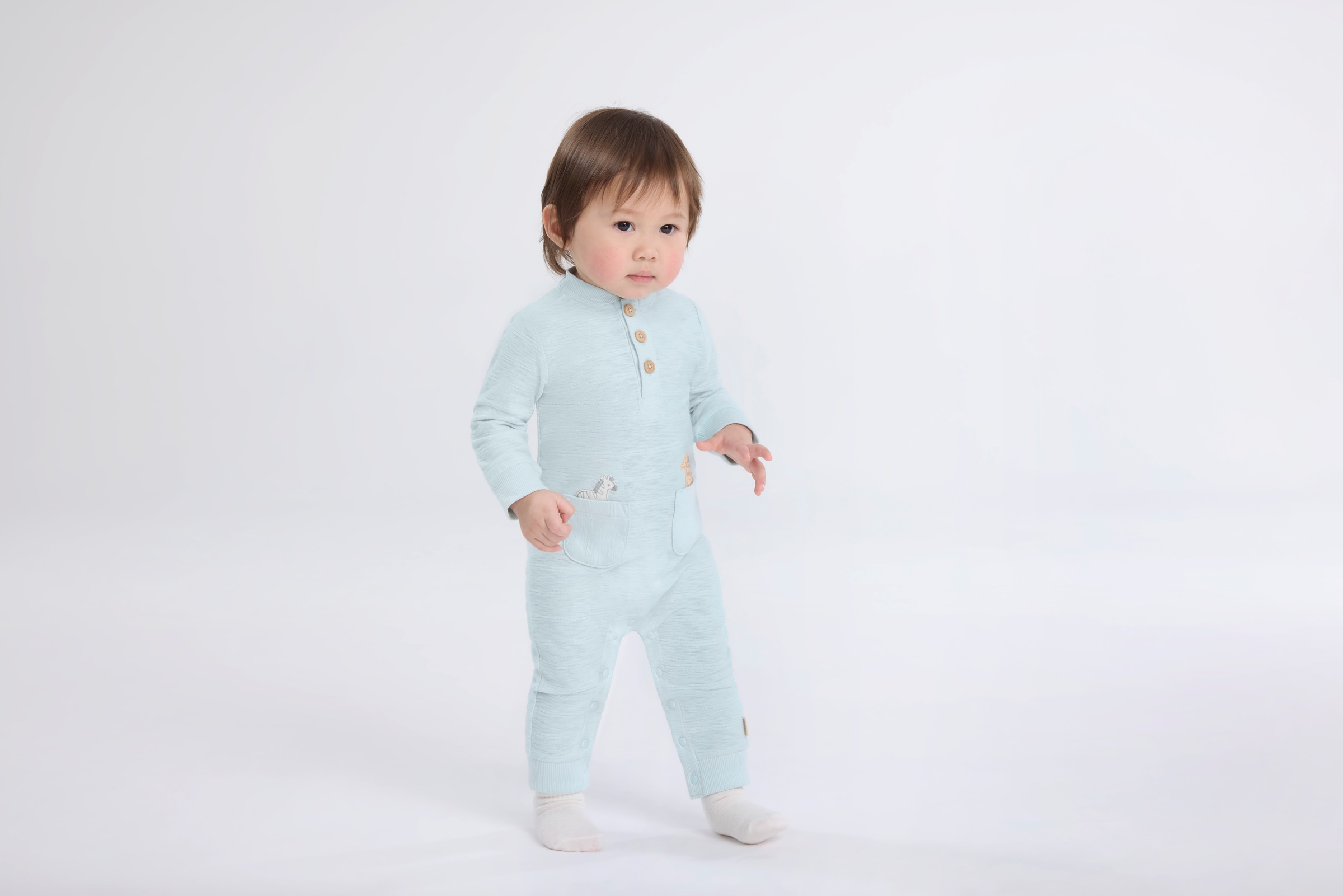 HUGGIES babywear Overall »HUGB COVERALL« mit Stickerei