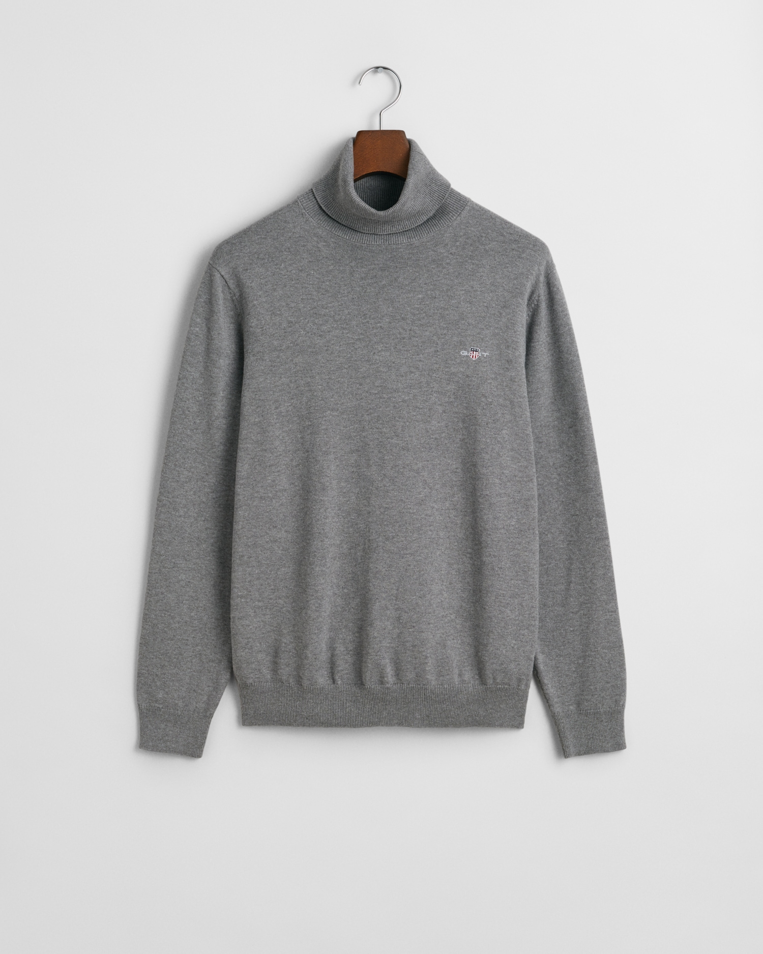Gant Rollkragenpullover »CLASSIC COTTON ROLLERNECK«, Premium Rolli aus weicher 100% Baumwolle, Übergangspullover