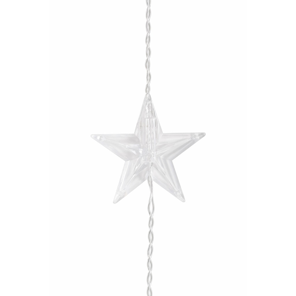 Star-Max LED-Lichtervorhang »Weihnachtsdeko«, LED-Fenster-Vorhang